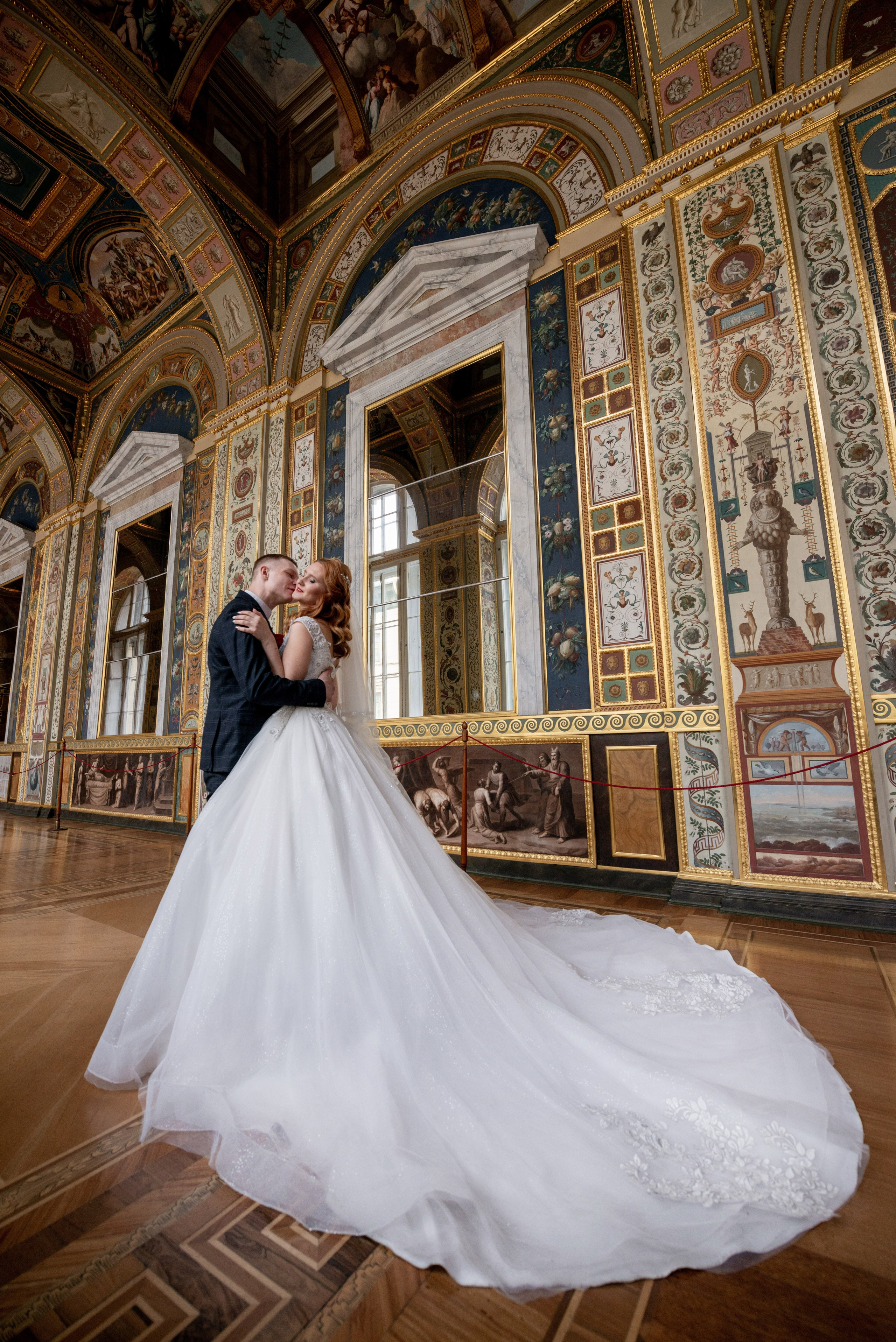 Екатерина и Алексей (свадебная фотосессия в Эрмитаже и Первом Дворце Бракосочетания на Английской набережной 28). Портретный, семейный и свадебный фотограф в Санкт-Петербурге и в Пушкине Ширяев Денис
