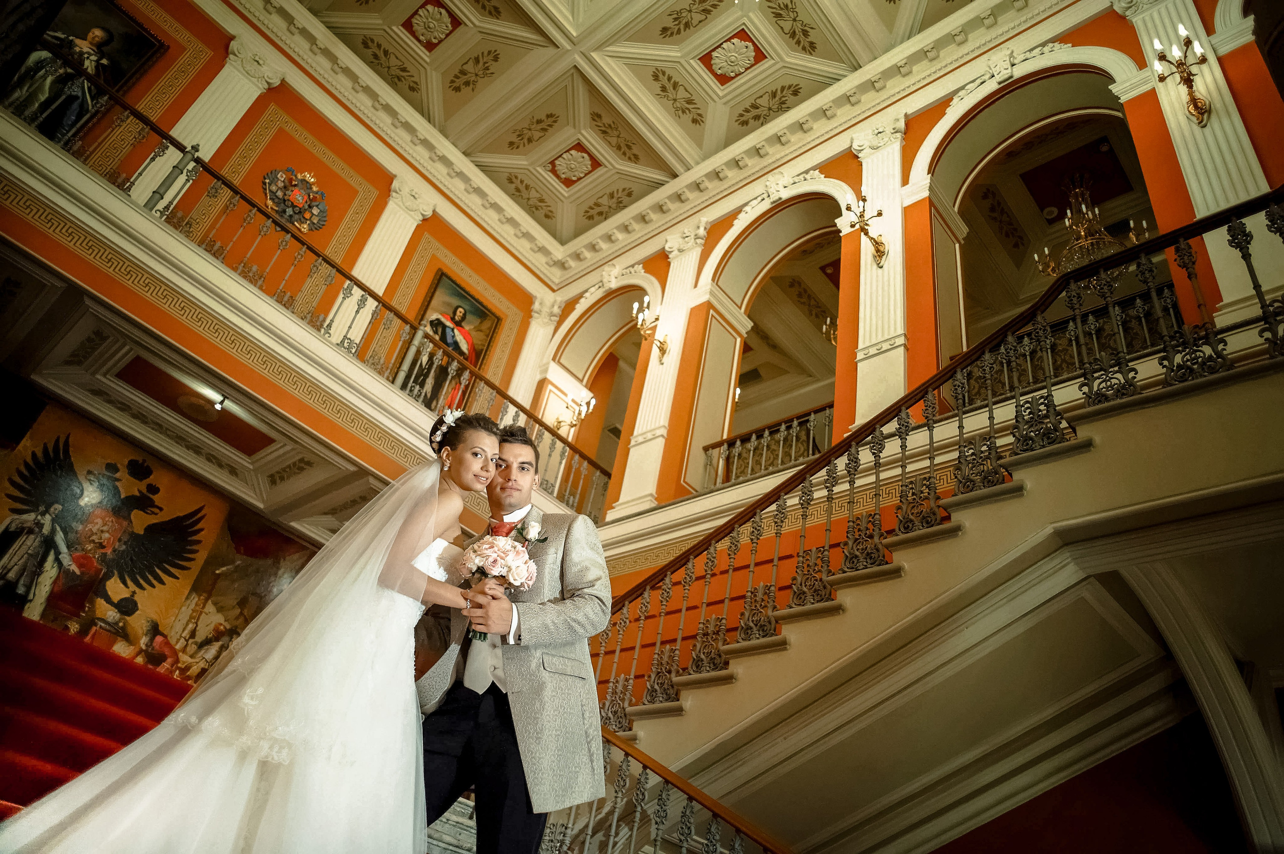 Маргарита и Алексей (выездная регистрация, фотосессия на Финском заливе, в яхт-клубе на закате). Портретный, семейный и свадебный фотограф в Санкт-Петербурге и в Пушкине Ширяев Денис