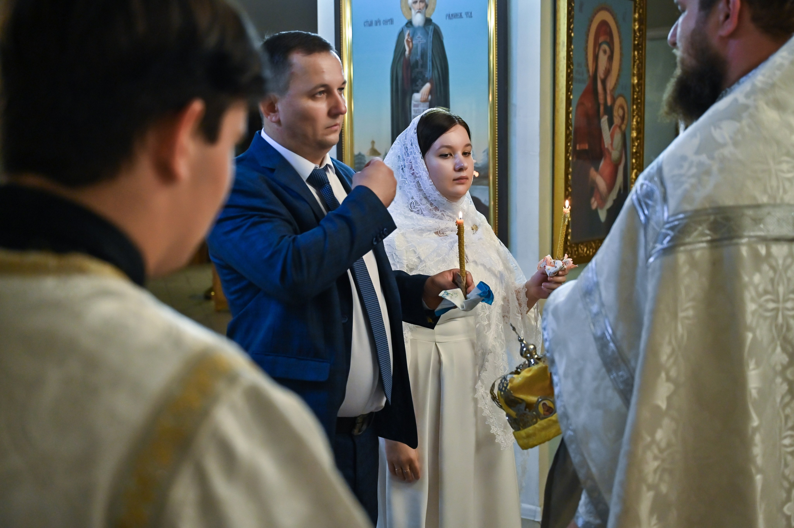 Венчание Андрей и Елена. Репортажный и свадебный фотограф в Липецке Иван Первойкин