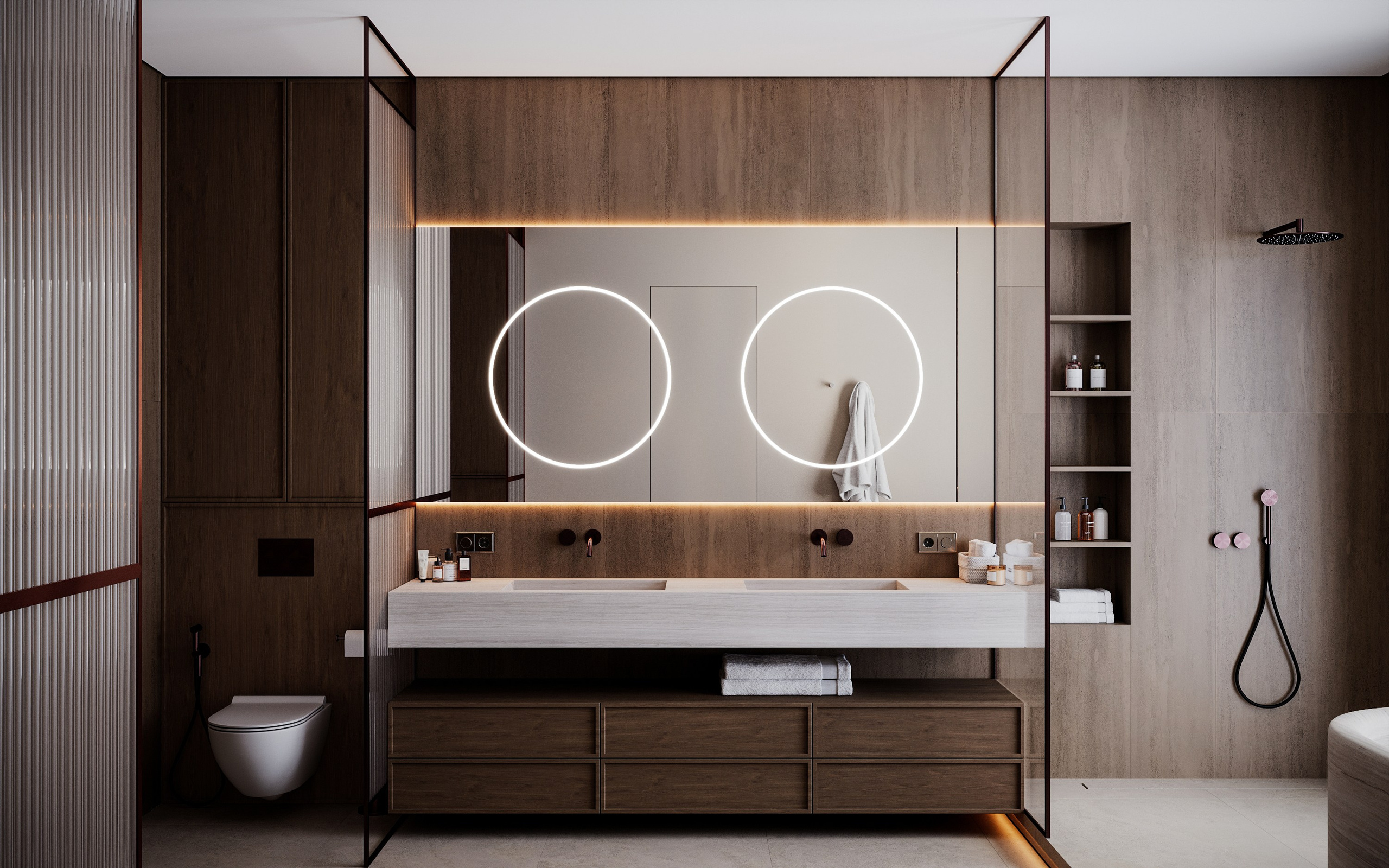 Country house | Bathroom. 3D визуализация интерьеров — Ирина