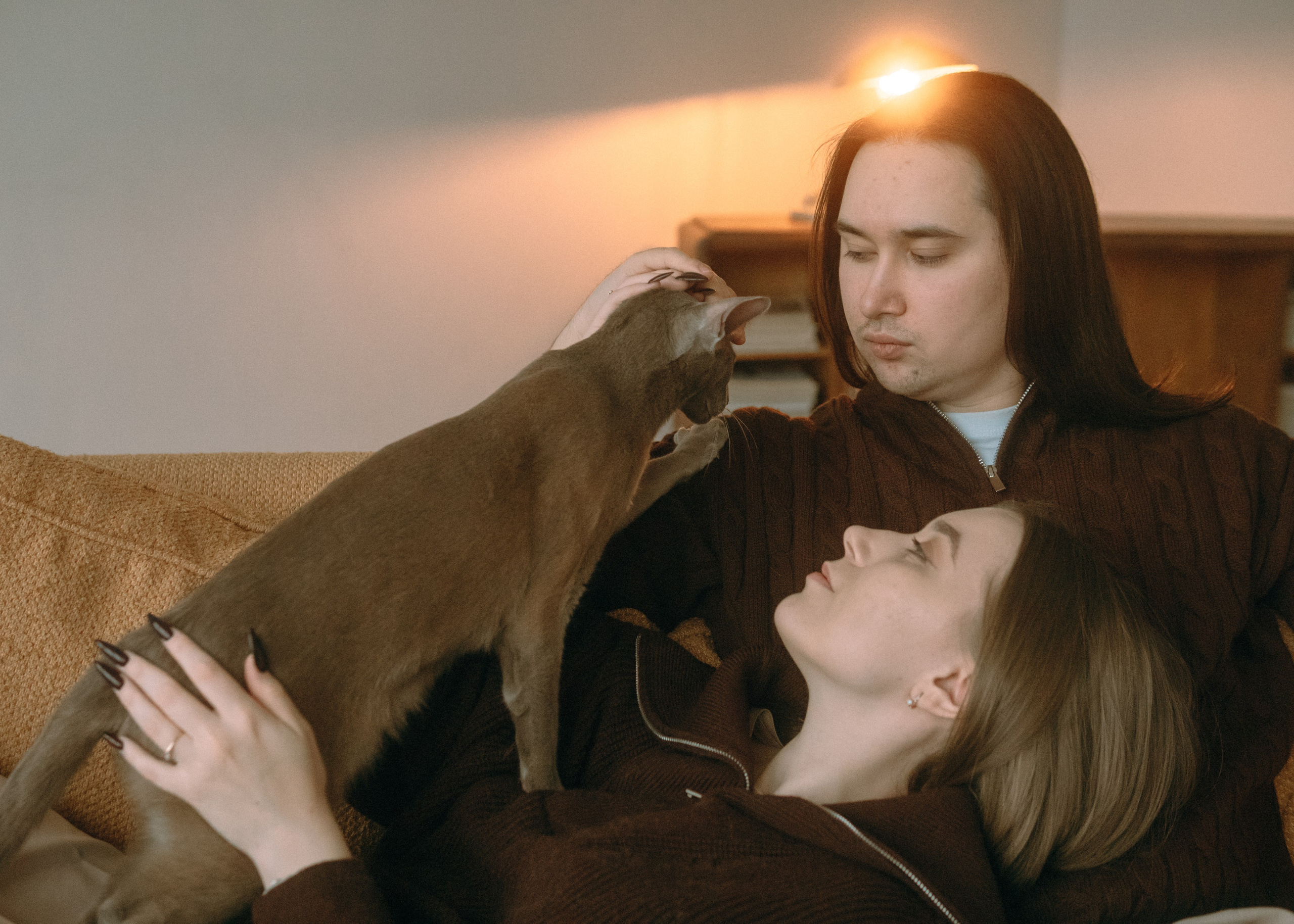 Амина, Булат и Орион. Фотограф-анималист Ксения Воробьева, Москва