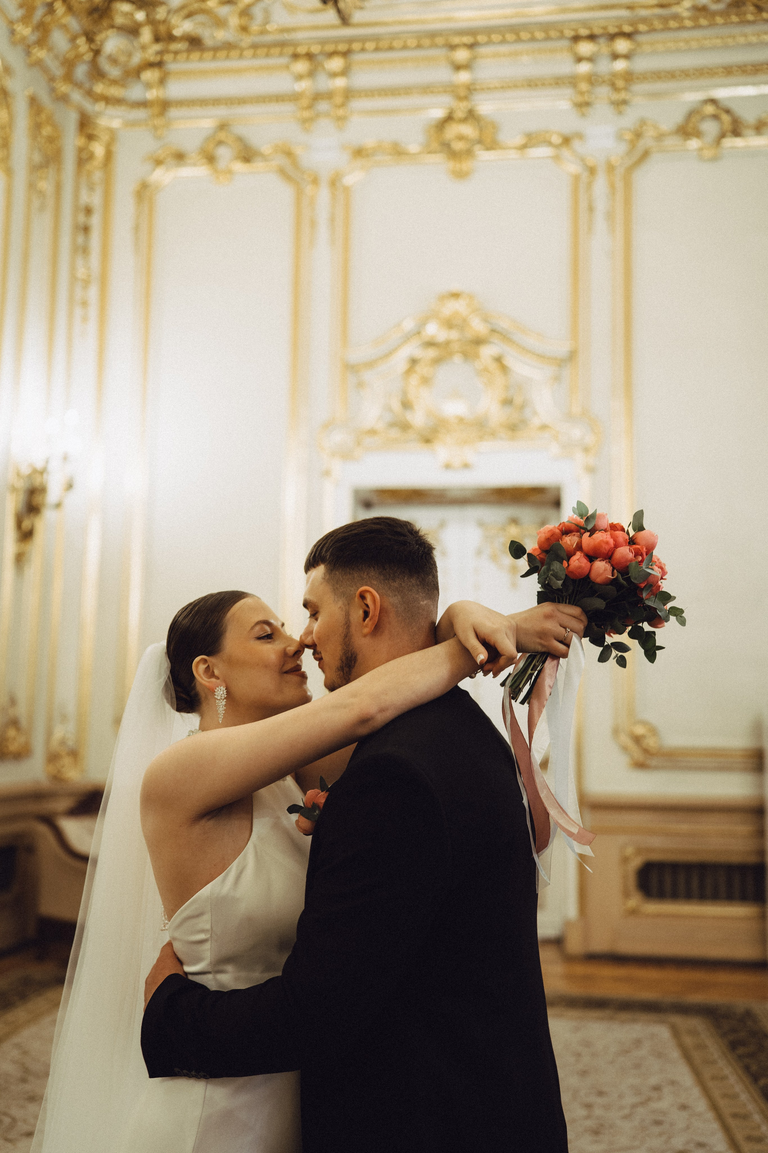 СВАДЕБНАЯ СЬЕМКА В ПЕВОМ ДВОРЦЕ БРАКОСОЧЕТАНИЯ. Профессиональный фотограф, Санкт-Петербург — Виктория Богомолова