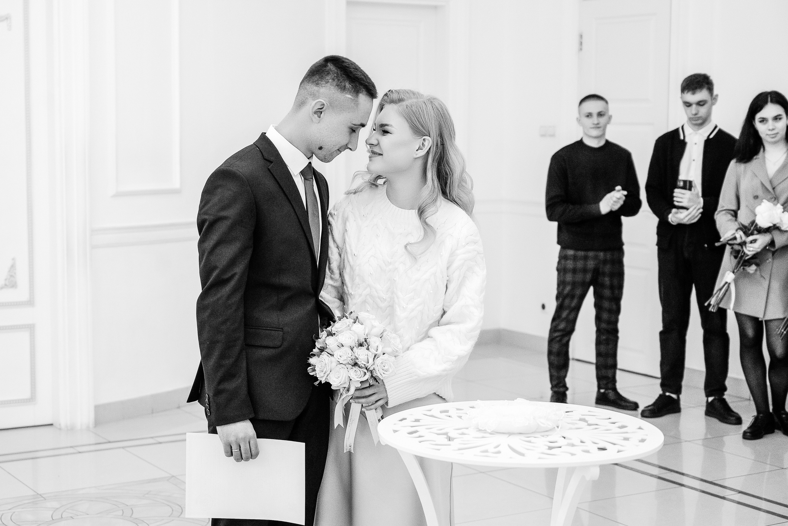 Александра и Алексей, роспись и прогулка зимой. Свадебный и портретный фотограф в Липецке Юлия Свит