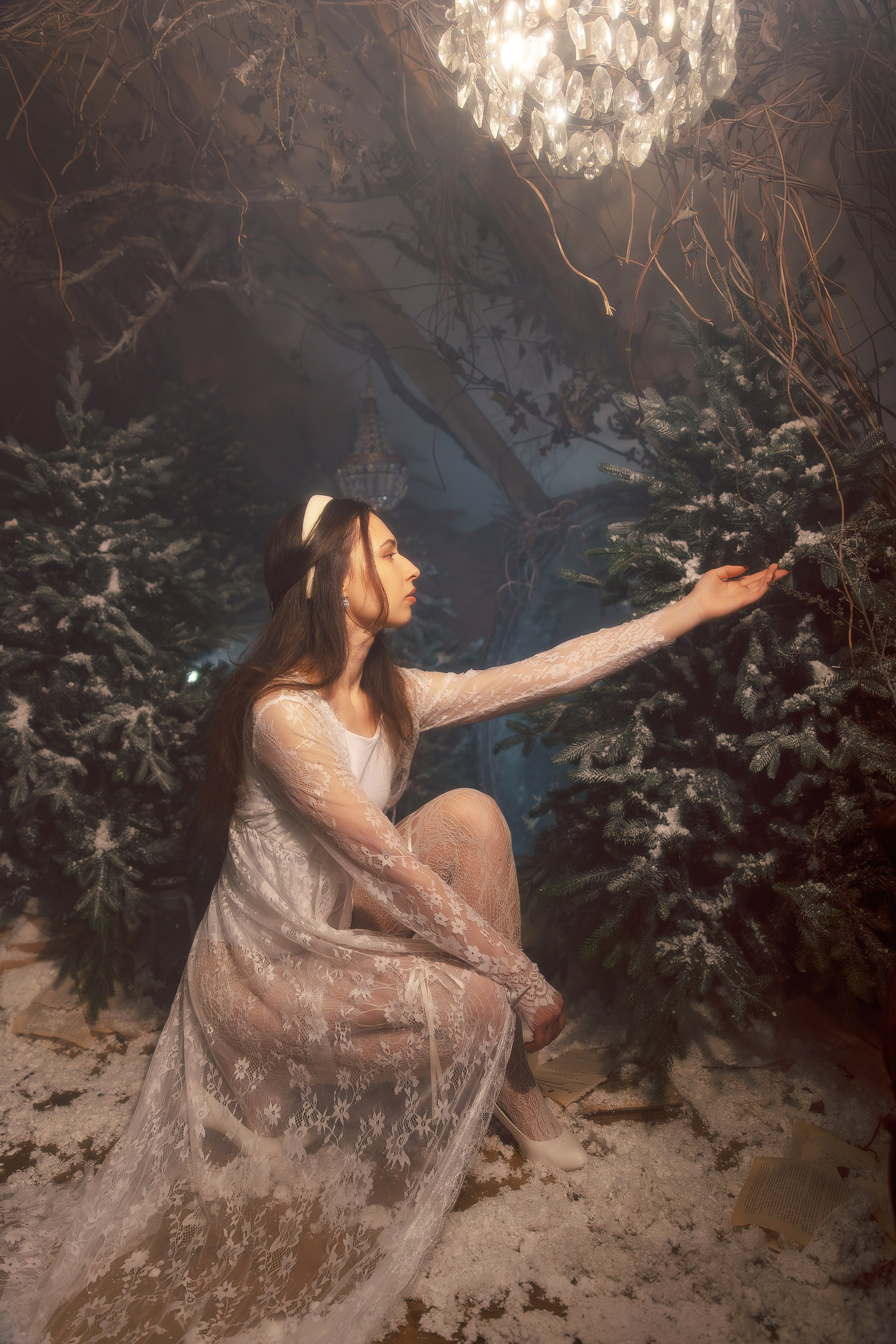 Зимняя сказка на чердаке. Семейный и женский фотограф в Москве Надежда Воробьева