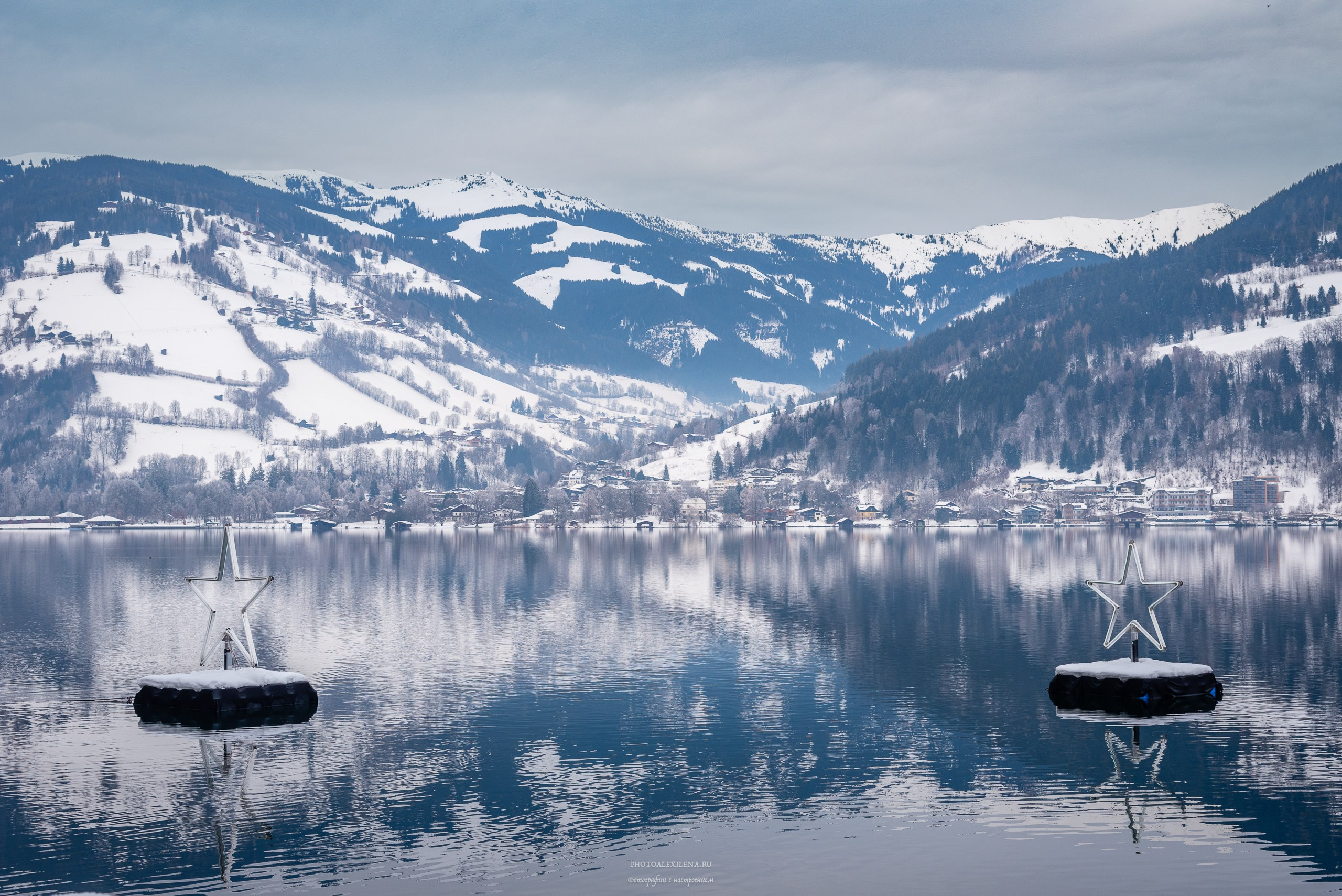 Отражение в воде. Авторские стильные фотокартины