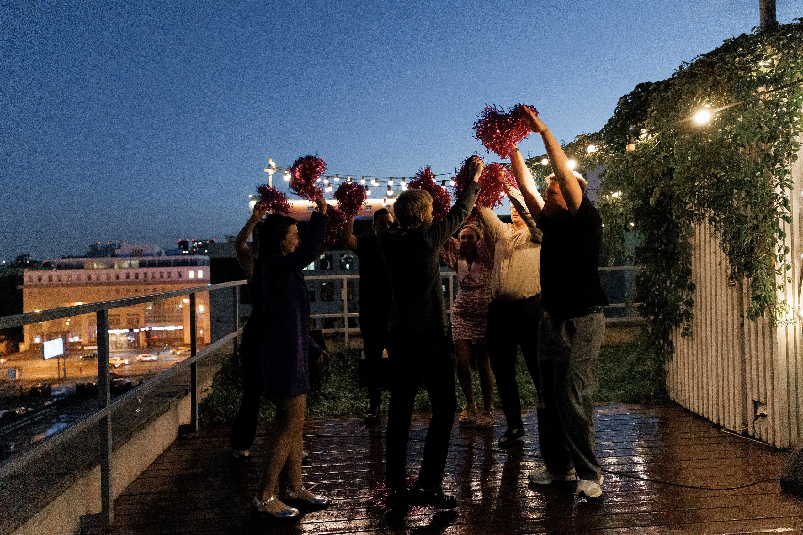 Свадебная вечеринка лофт Телескоп. Свадебный фотограф Домодедово Москва Катерина Алехина