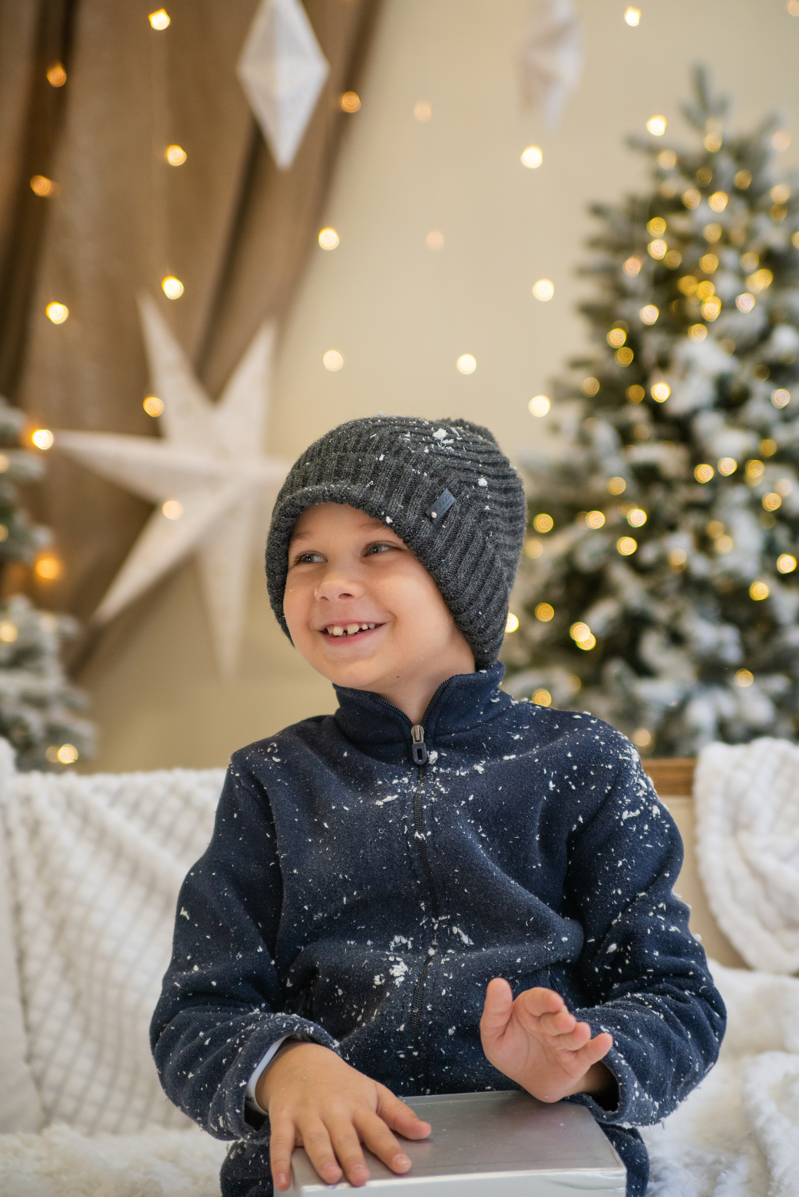 Дети в снежной студии. Фотограф и дизайнер в Москве Екатерина Лобачева