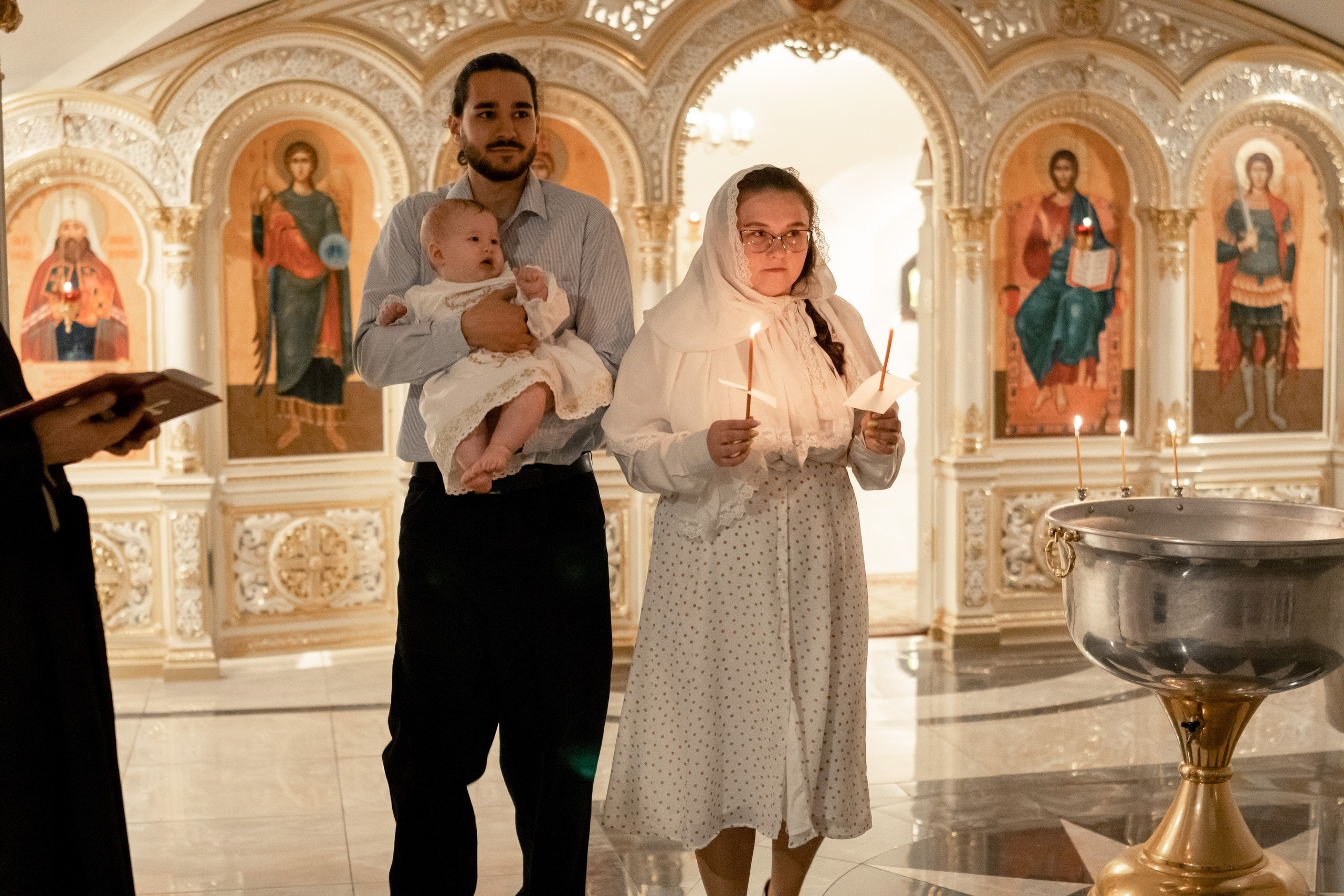 Съёмка Таинства Крещения в Казанском соборе. Семейный фотограф и видеограф Алёна Ким