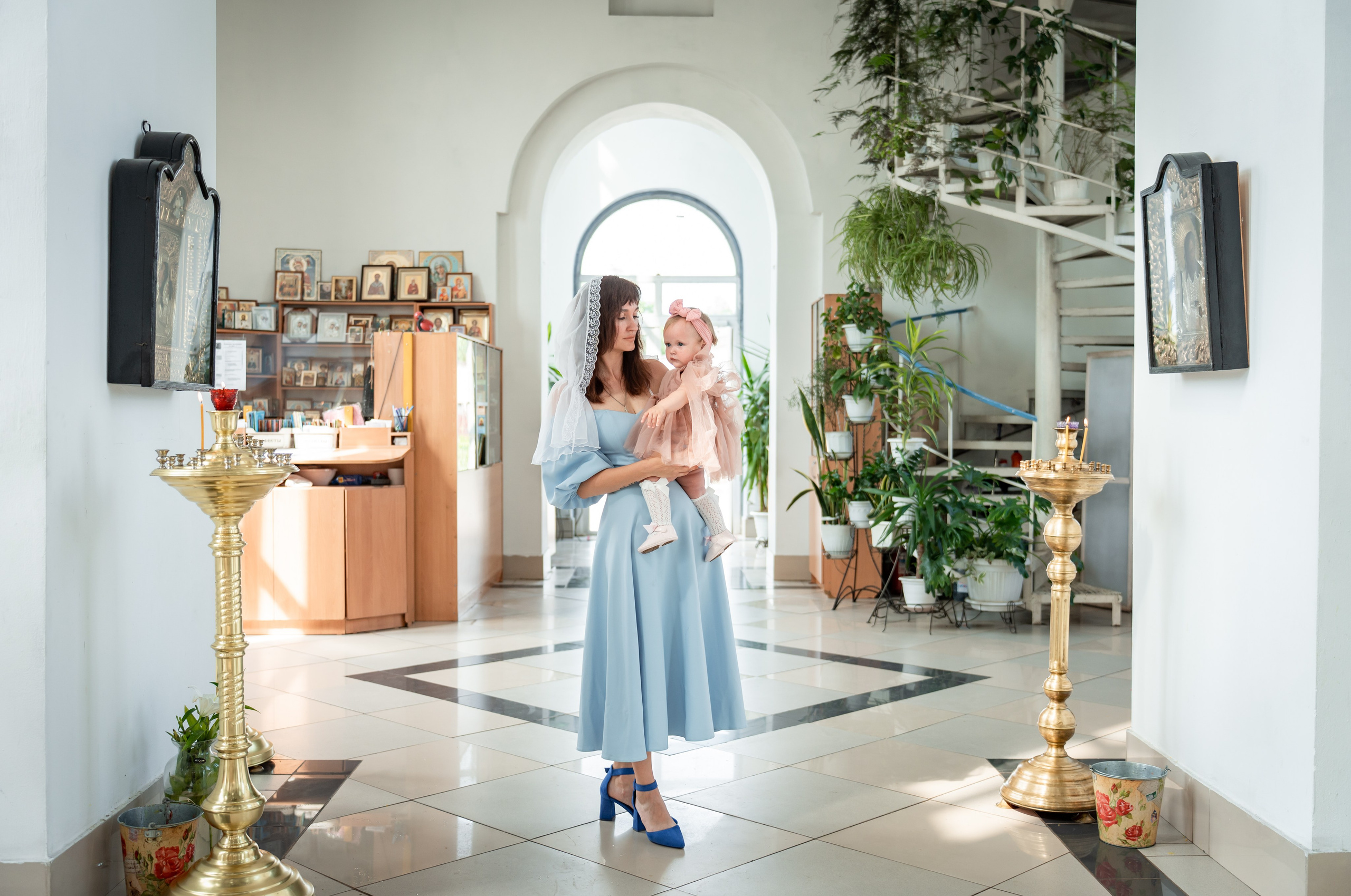 Таинство Крещения (постановочная съемка). Moscow_CPC