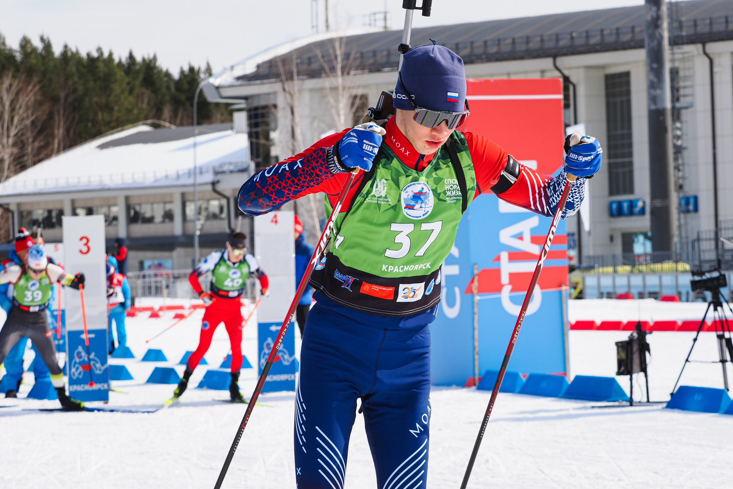 Биатлон / Первенство России. Репортажный фотограф Алексей Козьмин