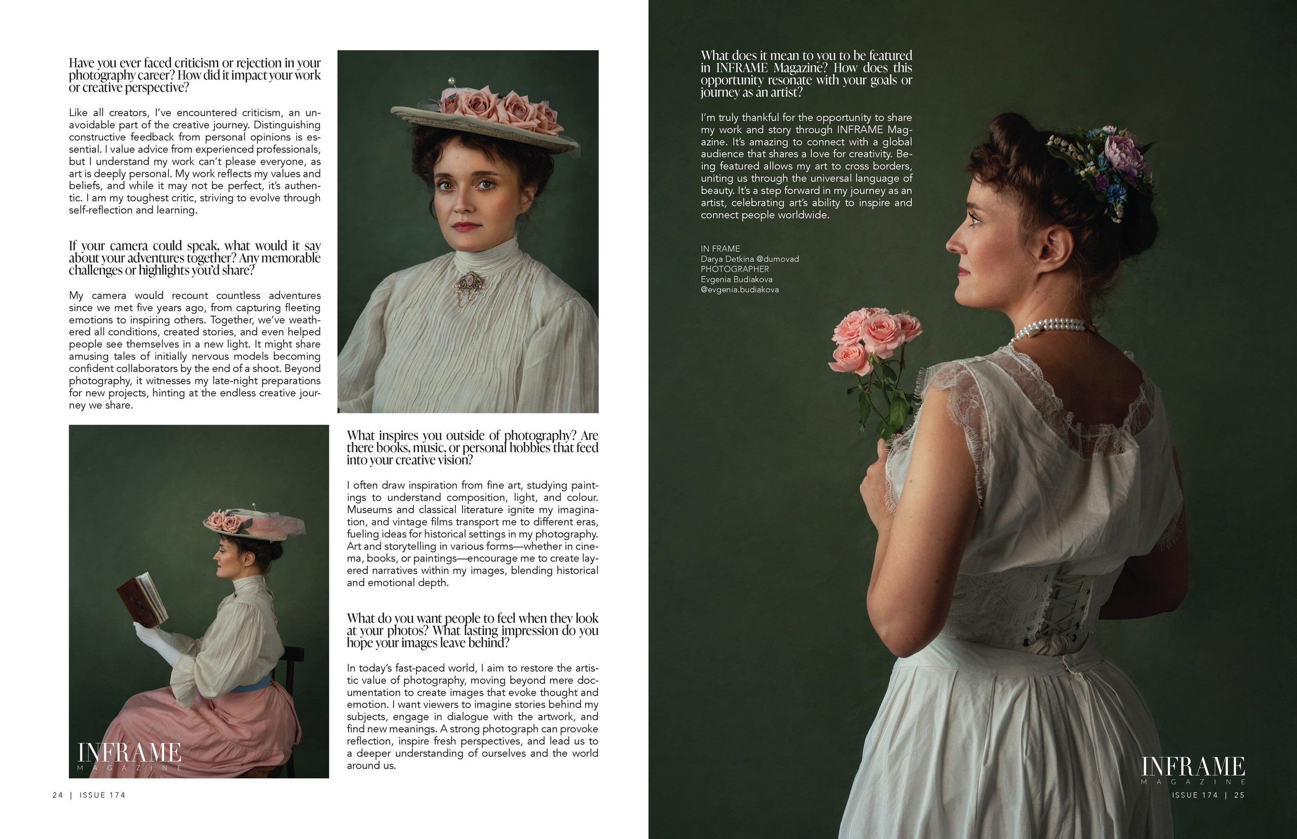 Публикации в журналах. Фотохудожник и фоторежиссёр Евгения Будякова