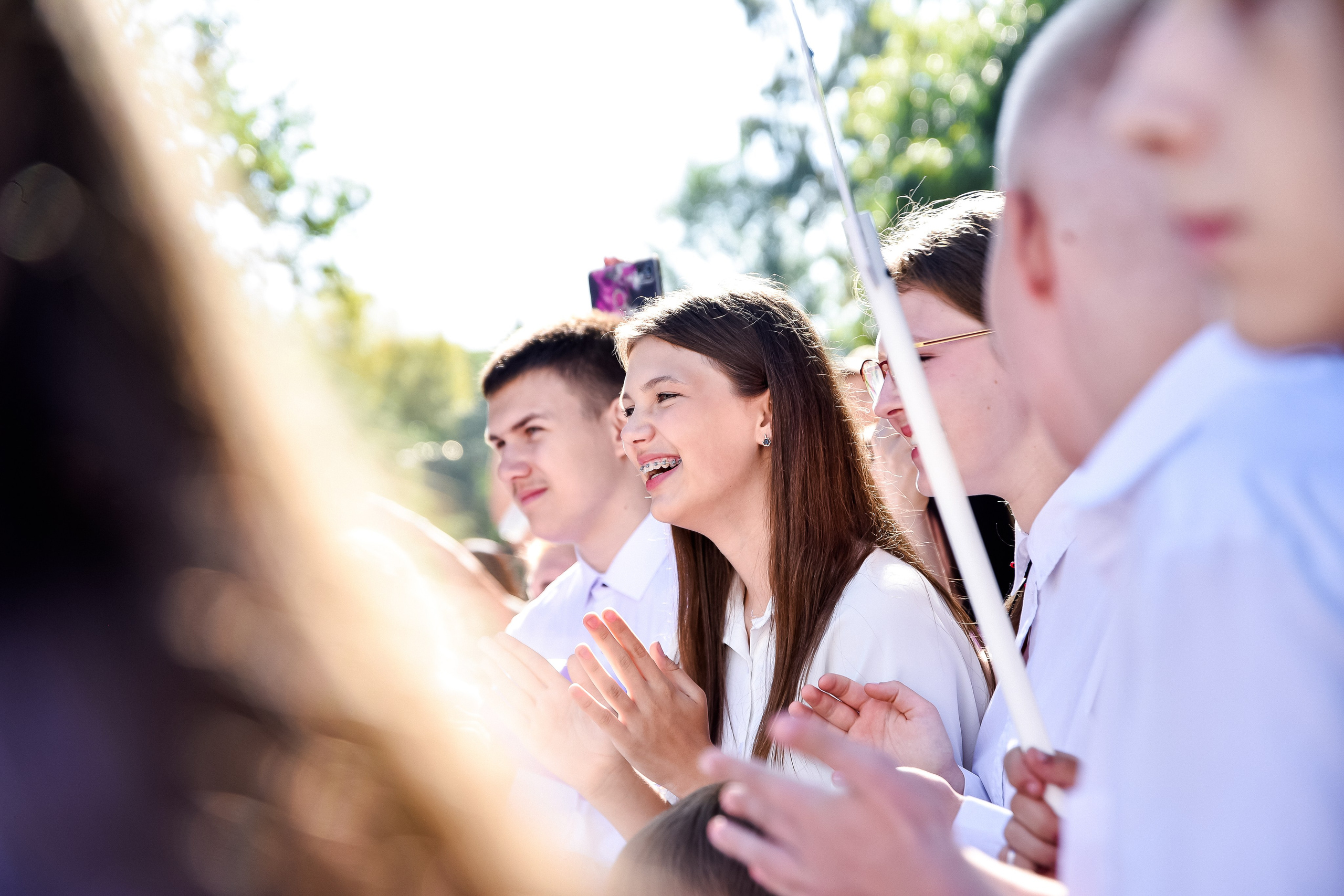 Линейка в школе № 49