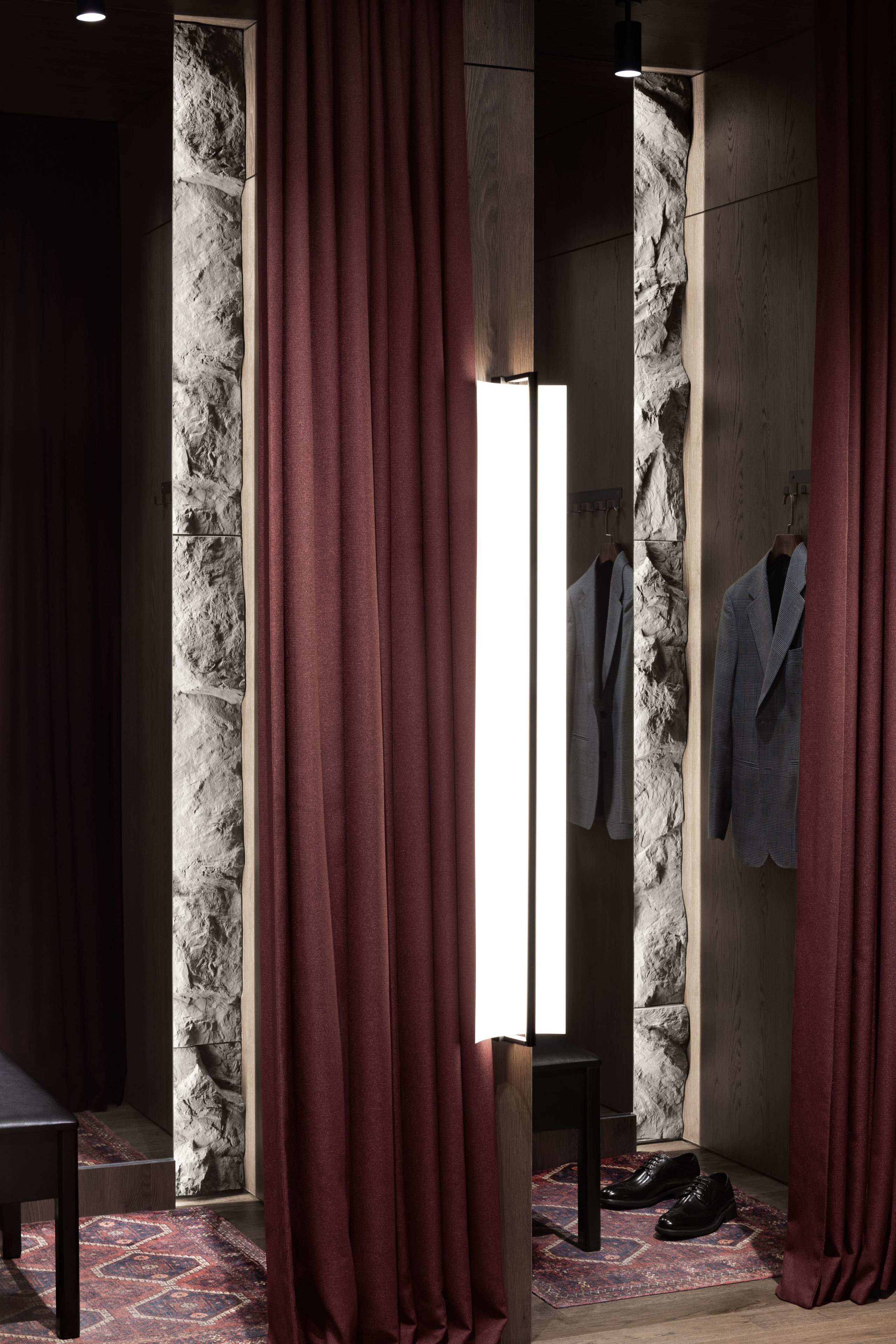 Магазин мужской одежды SHOQAN. Roman Yakunin — interior photographer in Almaty, Kazakhstan