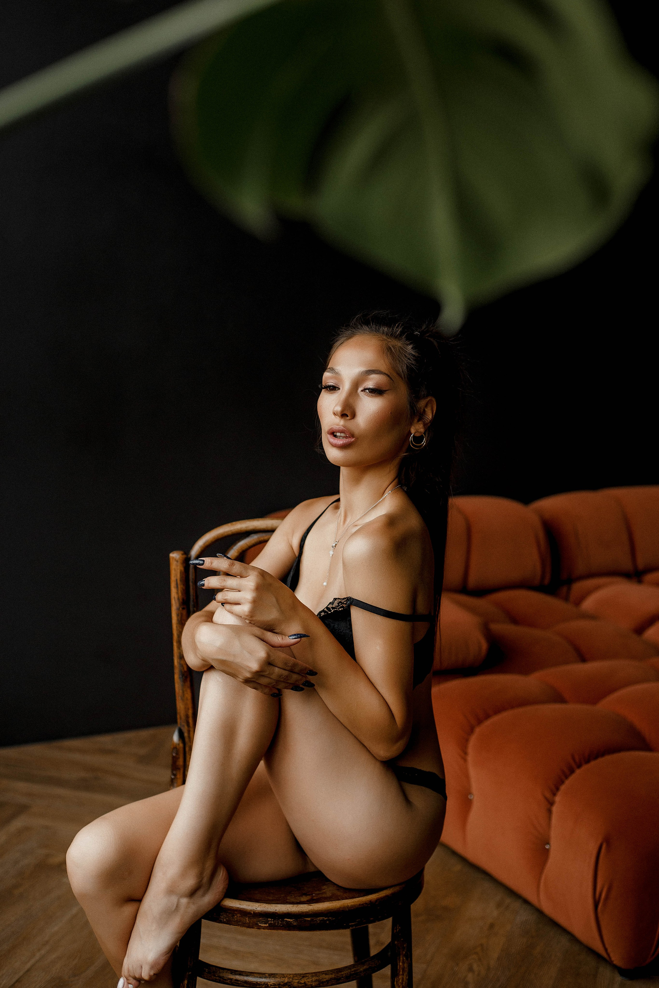 Азиза (в белье). Фотограф из Владивостока Юлия Черепова