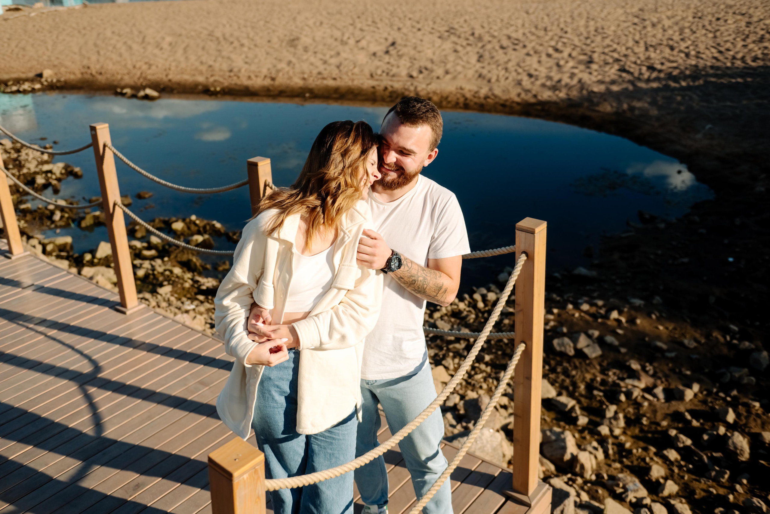 Прогулка по берегу. Свадебный и сеейный фотограф в Санкт-Петербурге Елена Худякова