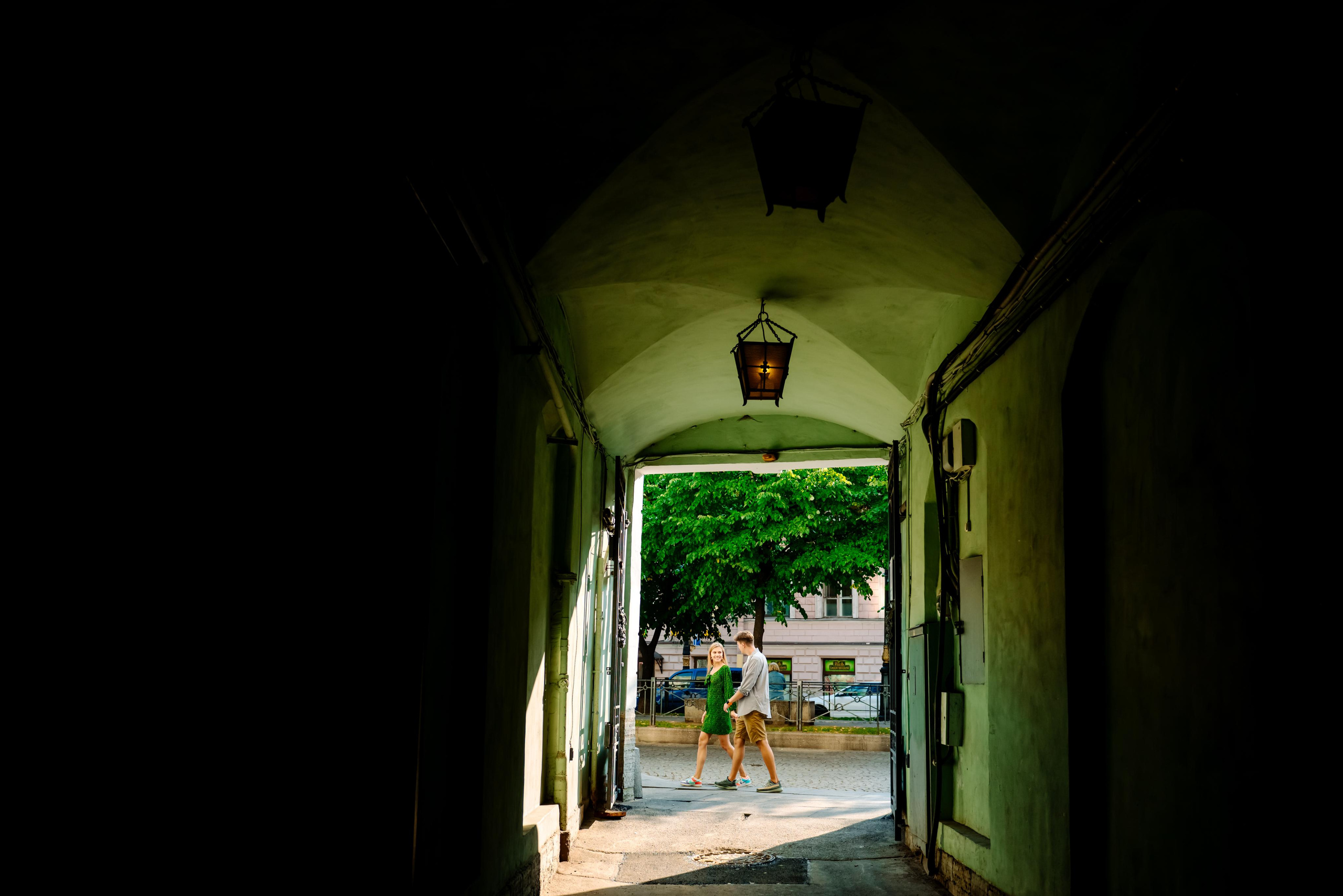 Даша и Даня. Питер утром. Свадебный и сеейный фотограф в Санкт-Петербурге Елена Худякова