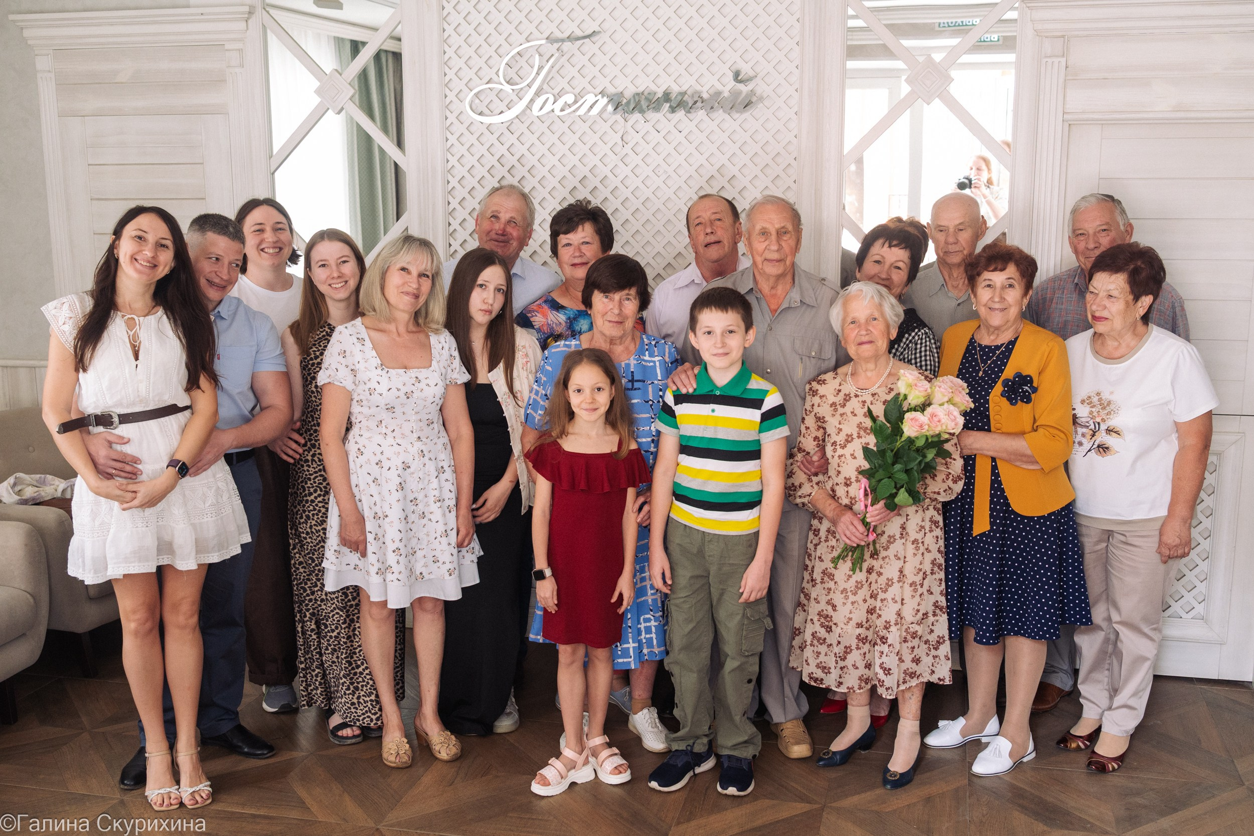 Фотосъемка юбилея, дня рождения Руфины на 85 лет