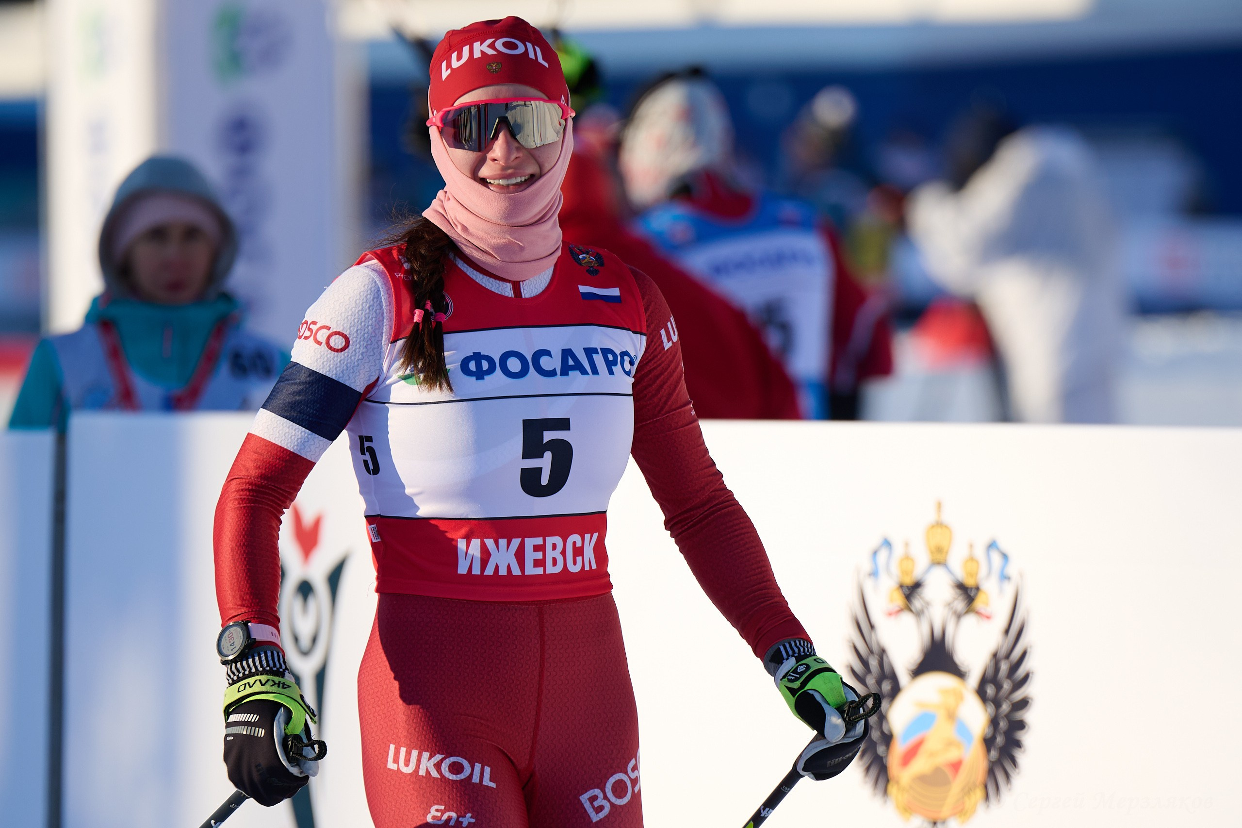 VI этап ФосАгро Кубка России по лыжным гонкам. Спринт. Ижевск 25.01.2025. Спортивный репортажный фотограф в Ижевске Сергей Мерзляков