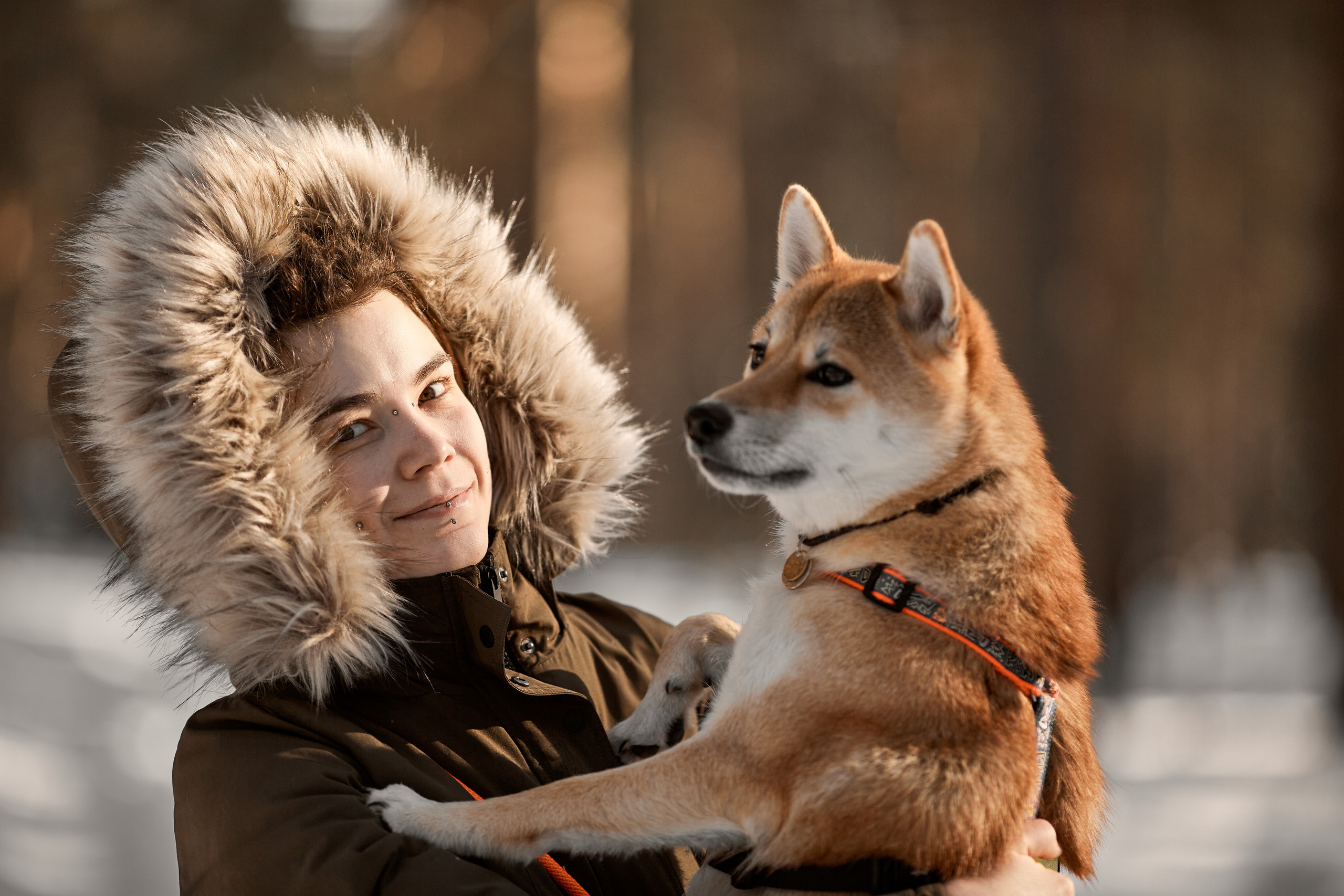 Ирина и Симба. Фотограф-анималист Мартынова Анастасия