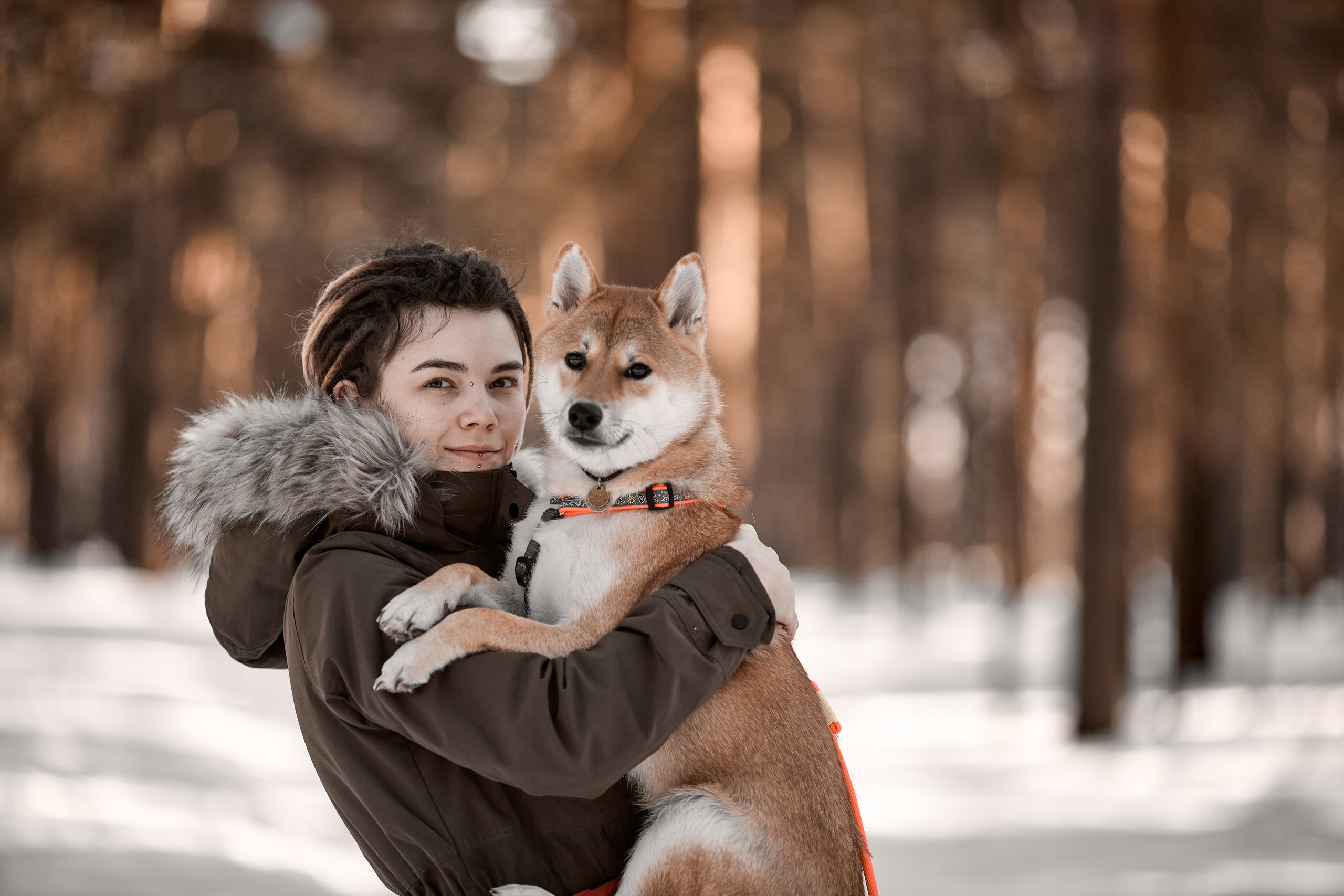 Ирина и Симба. Фотограф-анималист Мартынова Анастасия