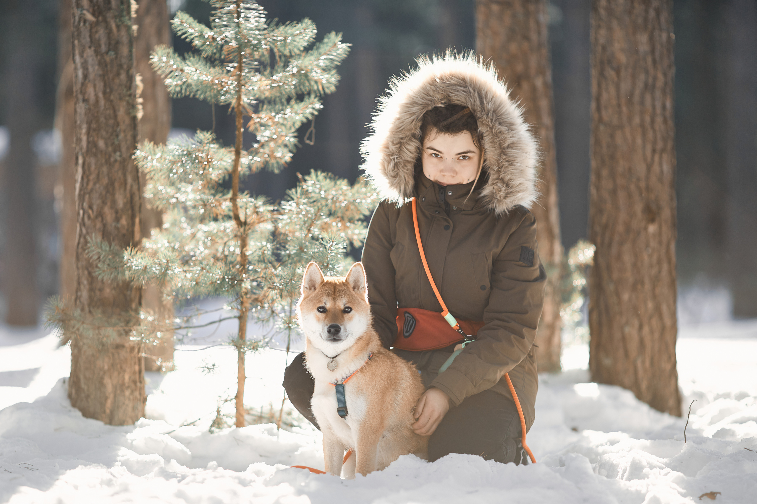 Ирина и Симба. Фотограф-анималист Мартынова Анастасия