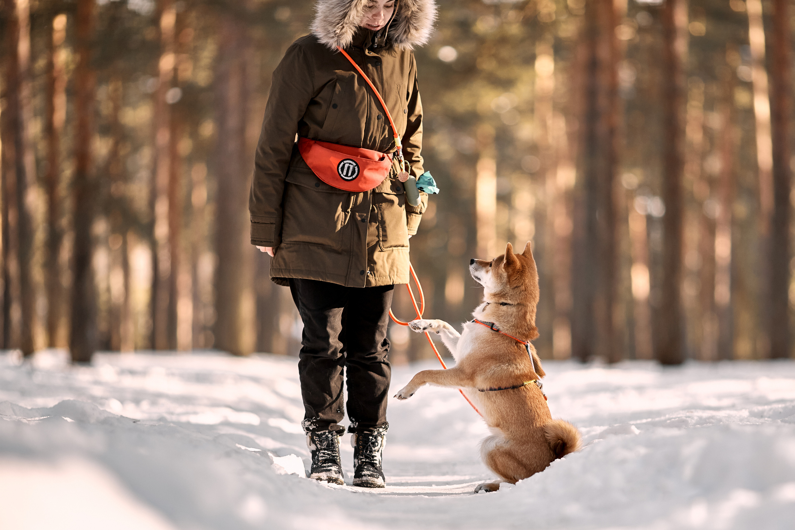 Ирина и Симба. Фотограф-анималист Мартынова Анастасия