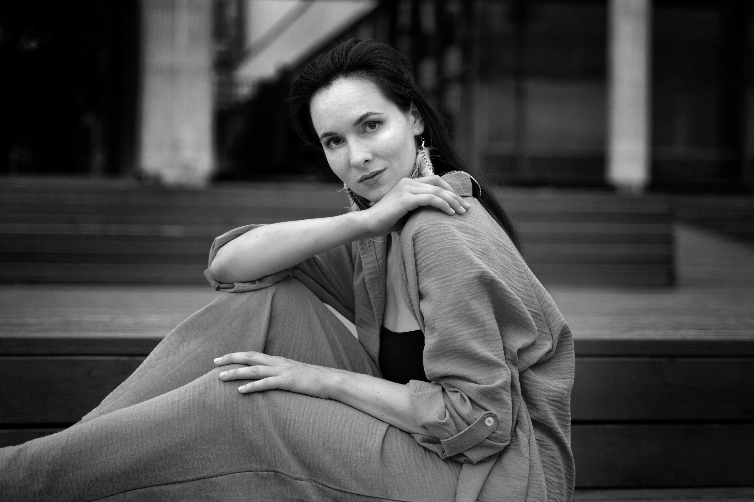 Фотосессия на улице в Москве. Портретный фотограф в Москве Казьмина Олеся