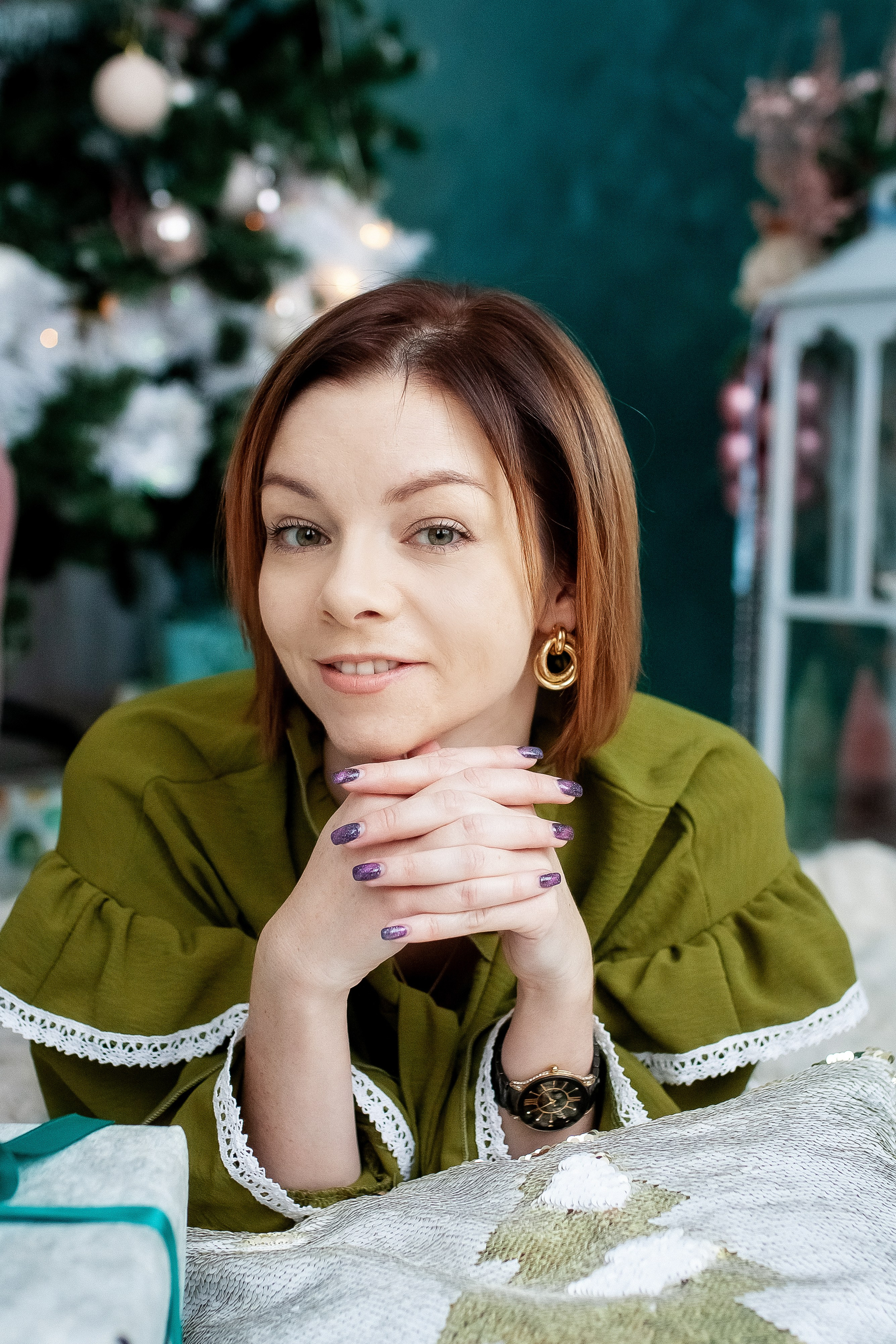 Маша, Алиса и Костя. Новогодняя съёмка. Профессиональный фотограф, Москва |Видное Елена Елизарова