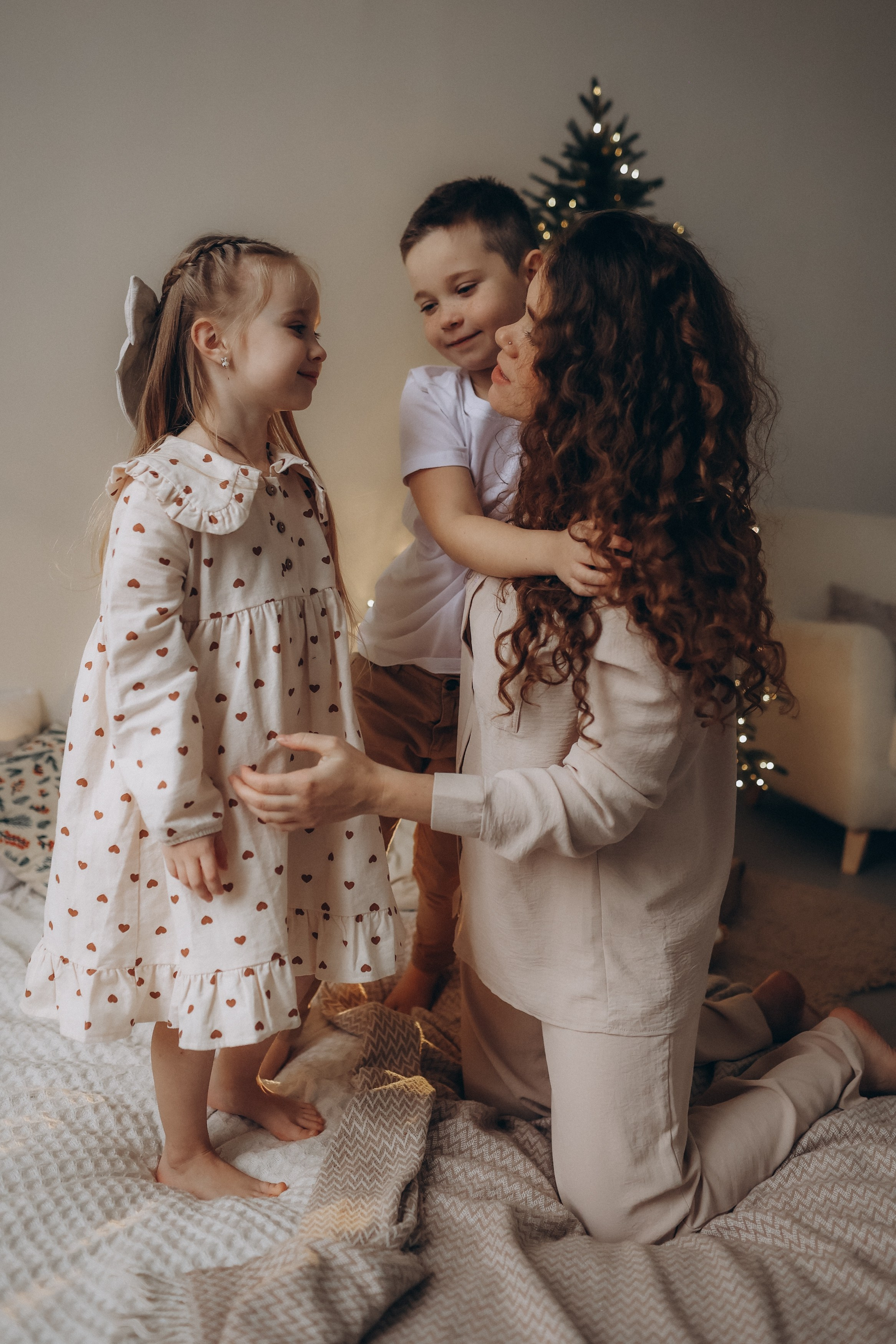 Новогодняя фотосессия семейная фотосессия. Фотограф Владимир Москва