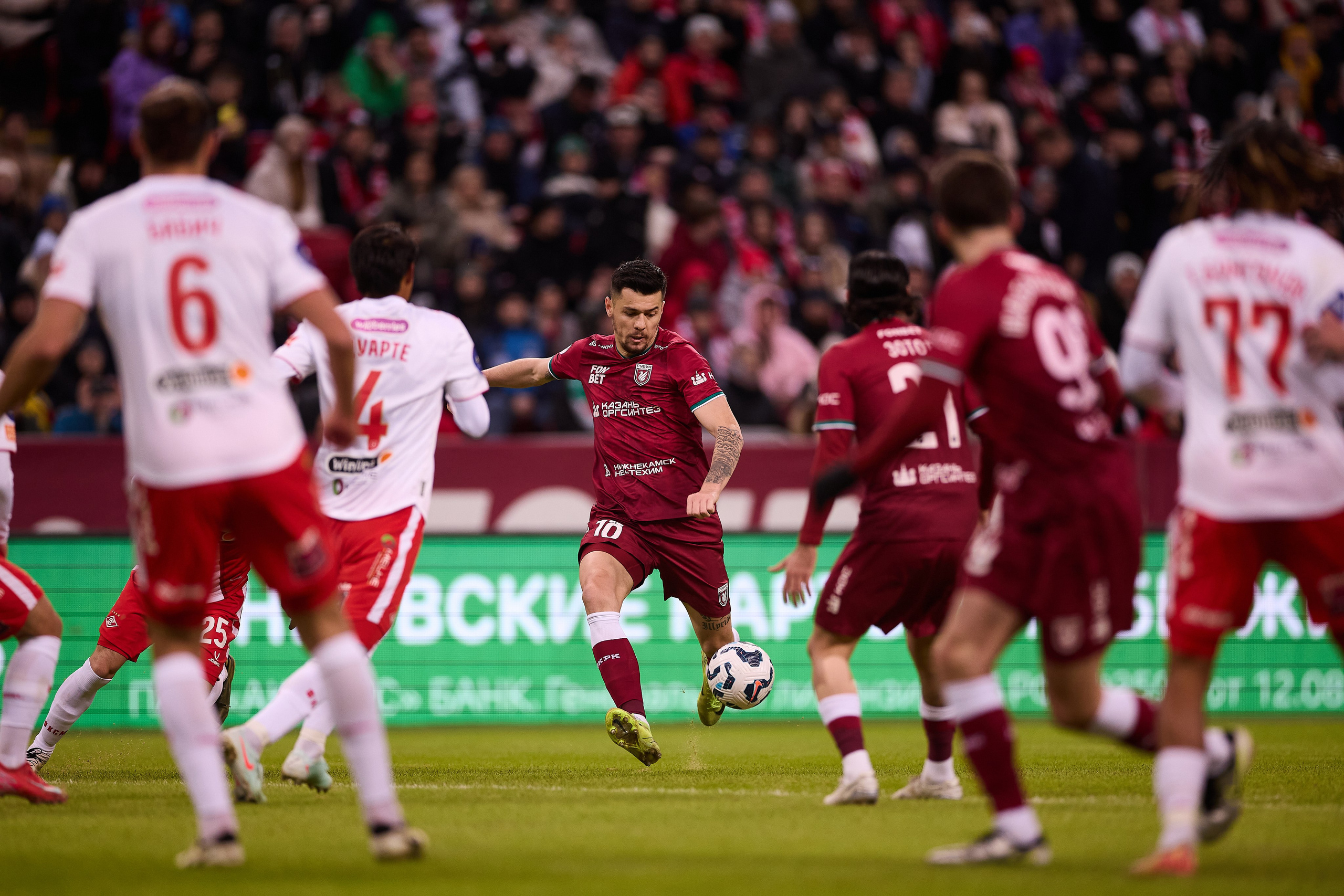 ФК Рубин — ФК Спартак. Спортивный репортажный фотограф Казань Нафис Сиразетдинов