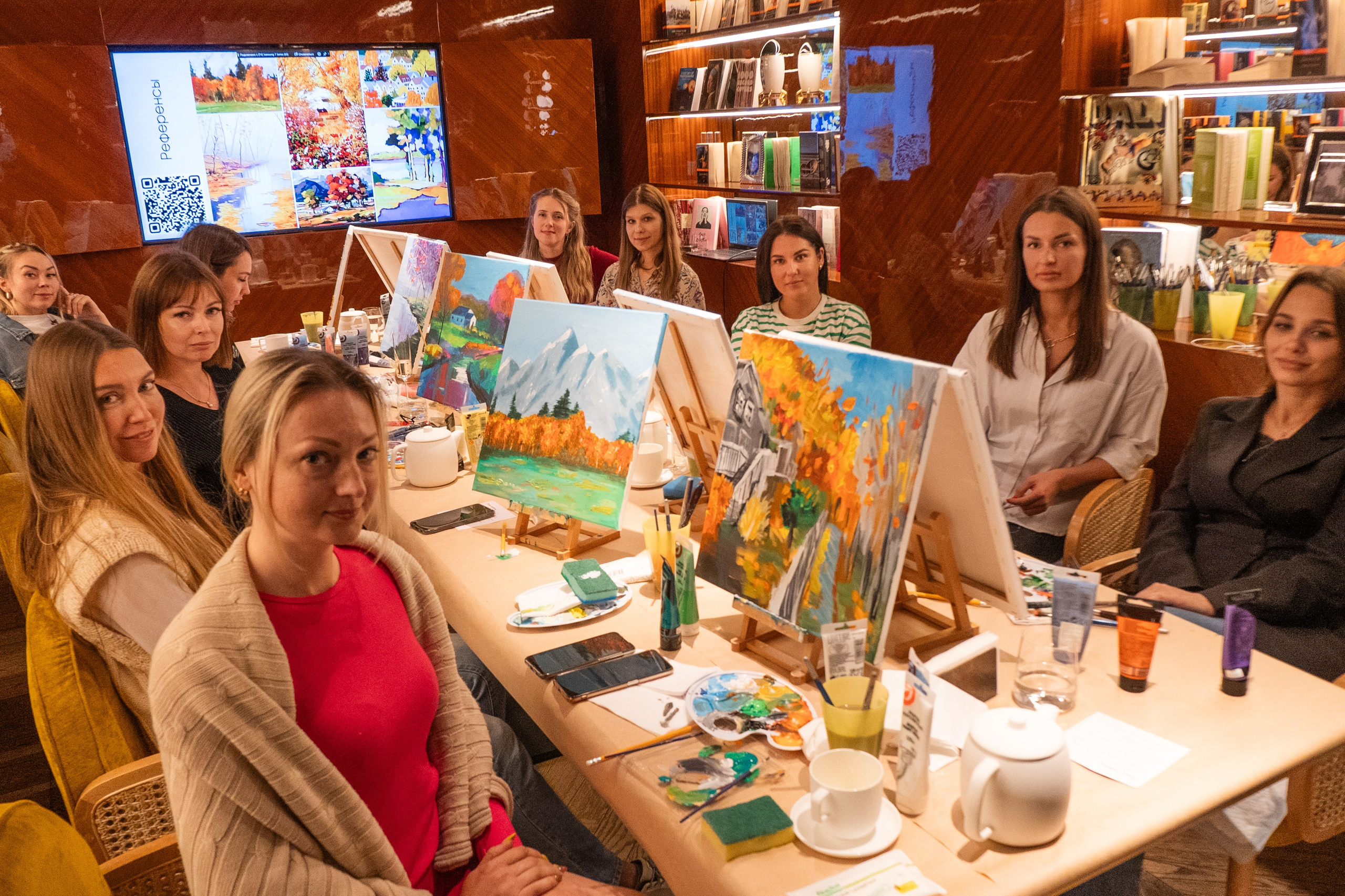 Корпоратив Teach Me Art 3. Портретный фотограф в Москве и Санкт-Петербурге Арина Чех