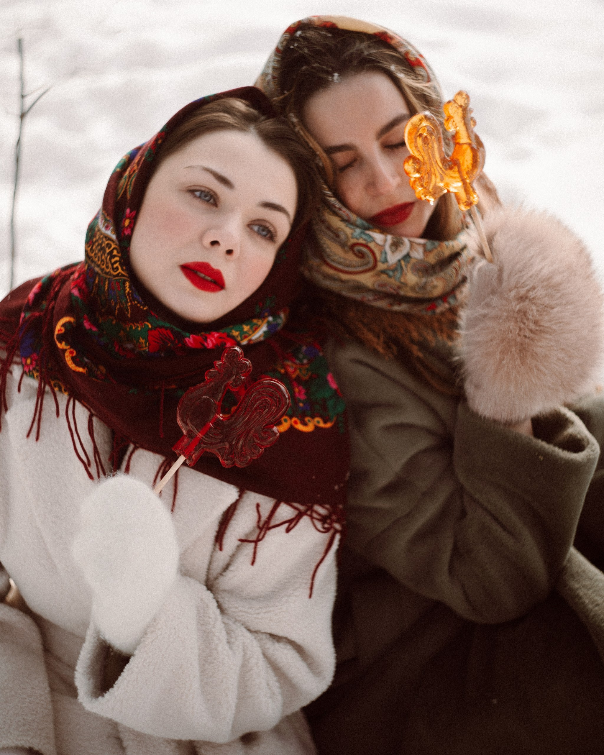 Сёстры. Масленица. Анастасия Турсунова арт-фотограф в Москве