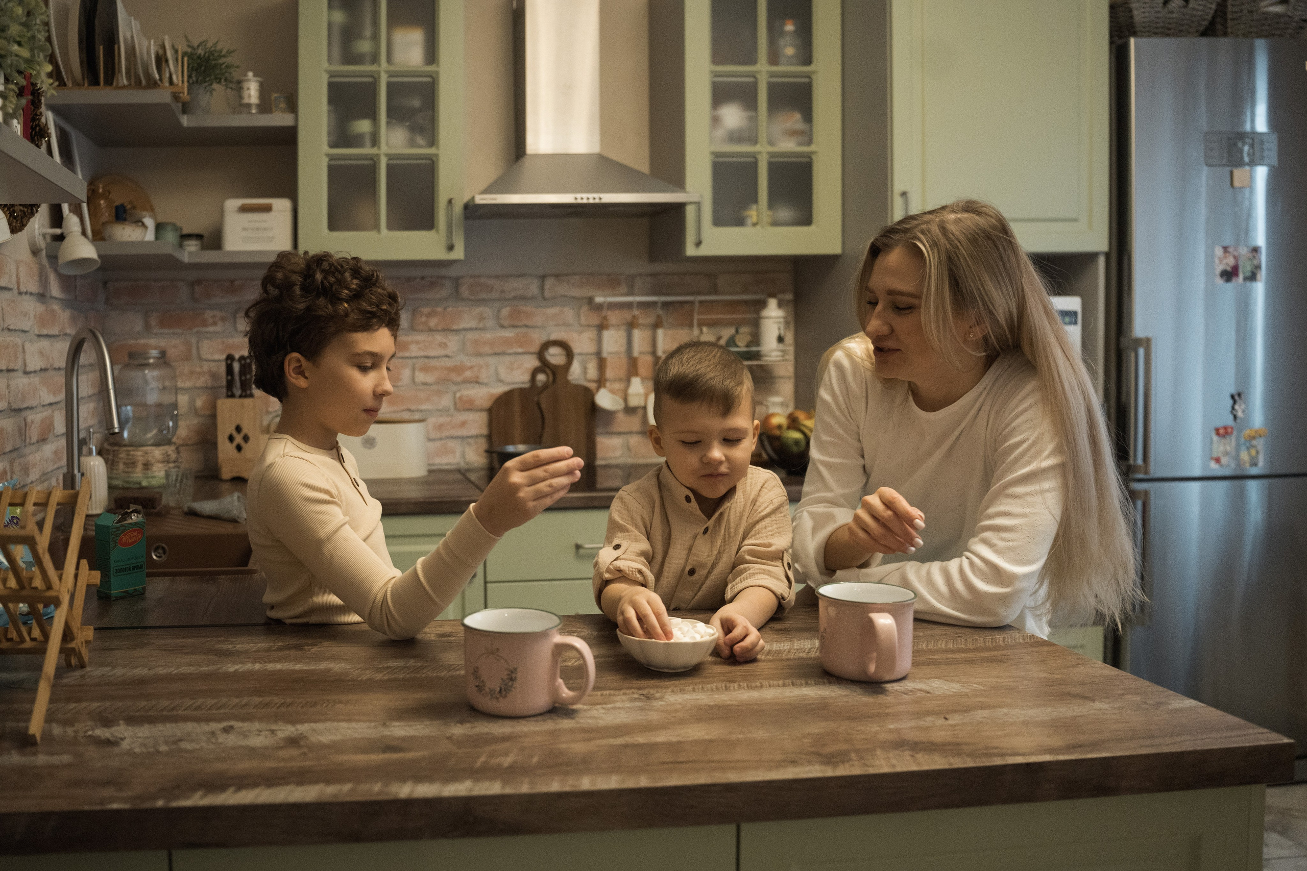 Катя с сыновьями. Фотограф в Старом Осколе и Воронеже Анастасия Епифанцева