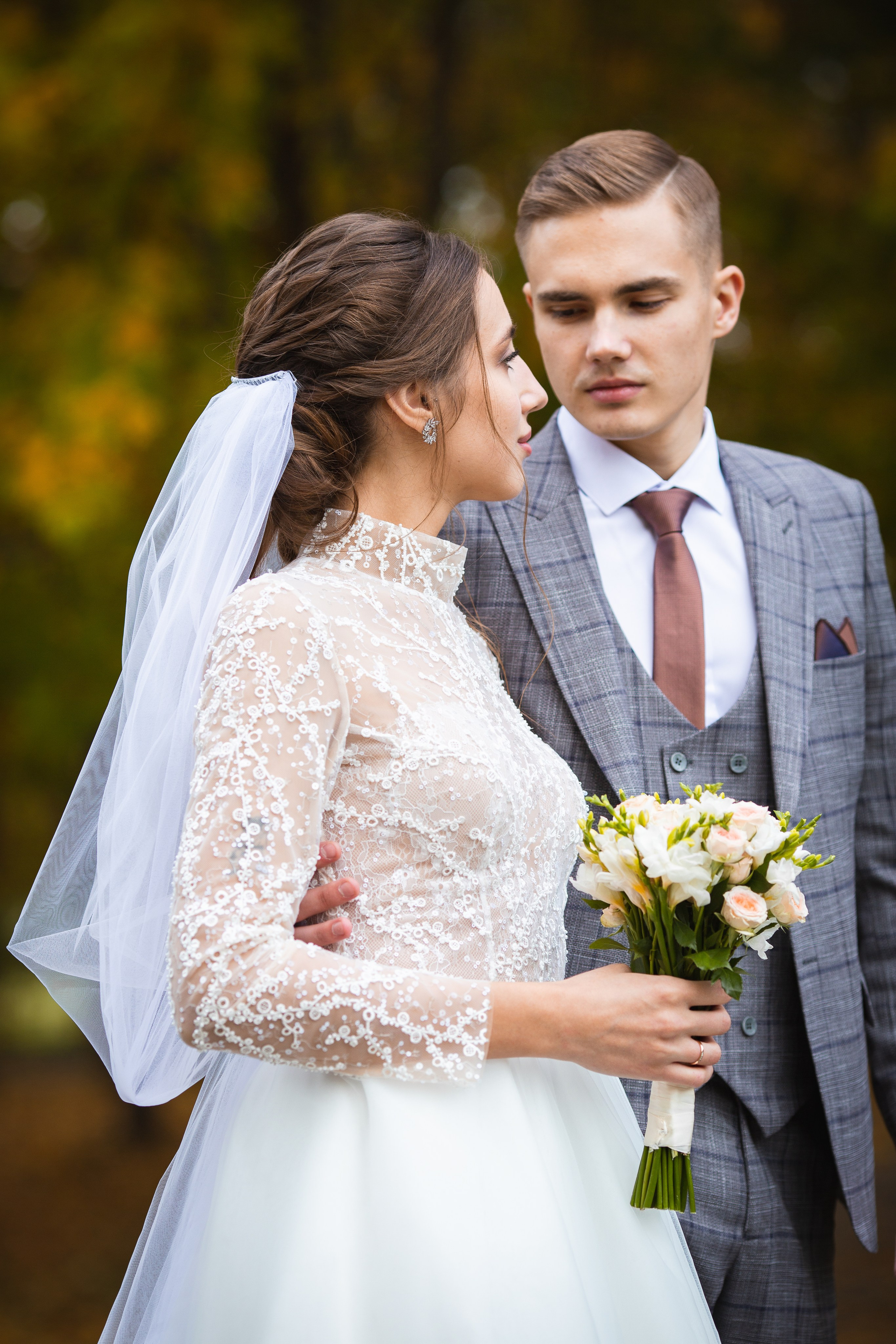 Свадебная прогулка д. о.Ершово. Фотограф Олеся Бакалина