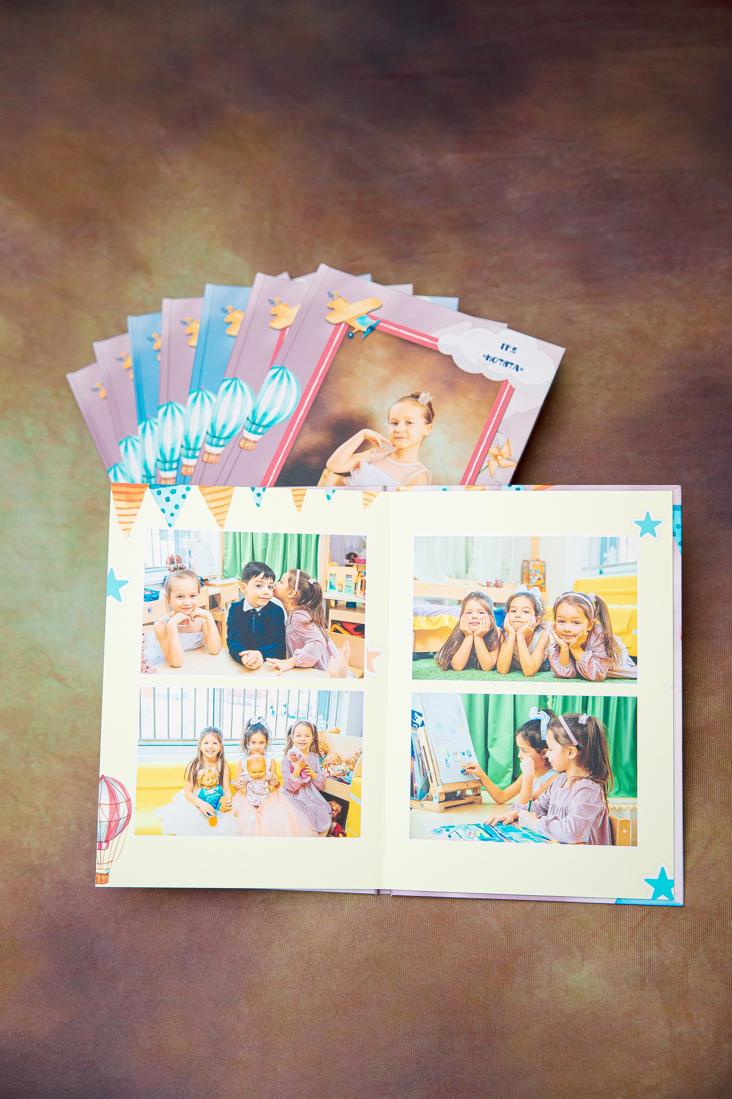 Выпускные альбомы_детский сад. Семейный и детский фотограф в Москве Тихонова Ксения