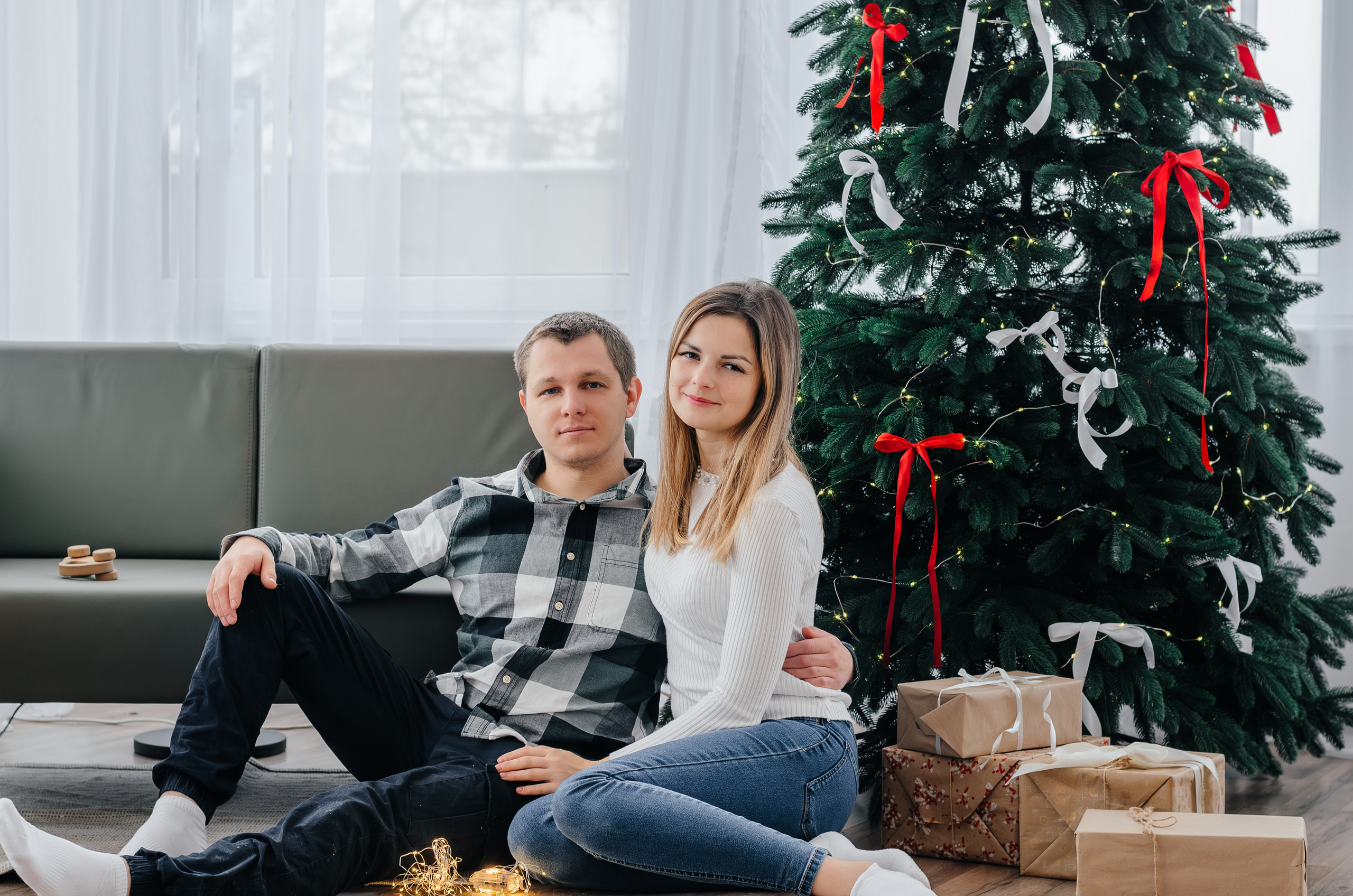 Семейная новогодняя фотосессия. Свадебный фотограф в Сергиевом Посаде недорого Ольга Гузанова