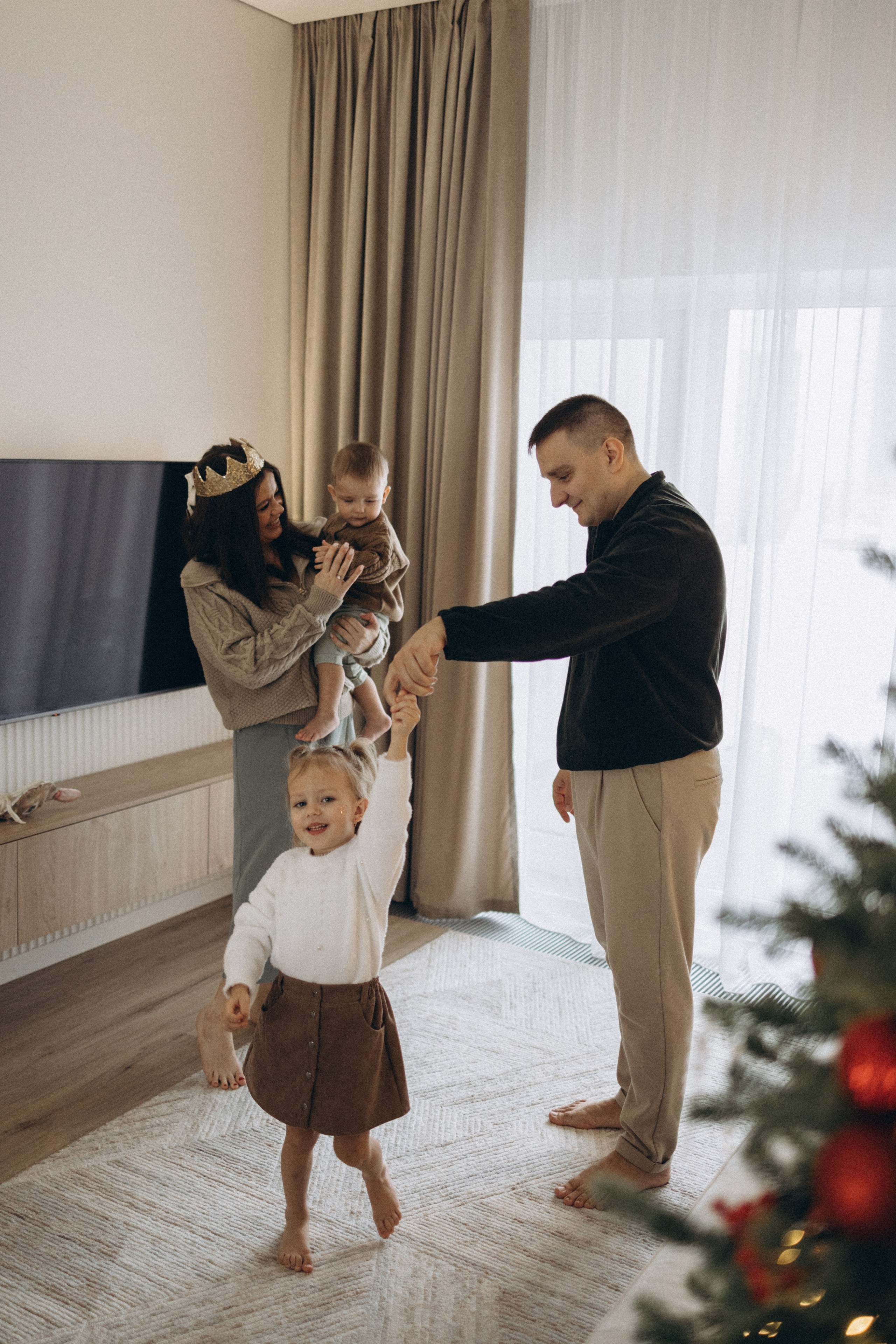 Новый года дома. Семейный и детский фотограф в Тюмени Вика Алленова