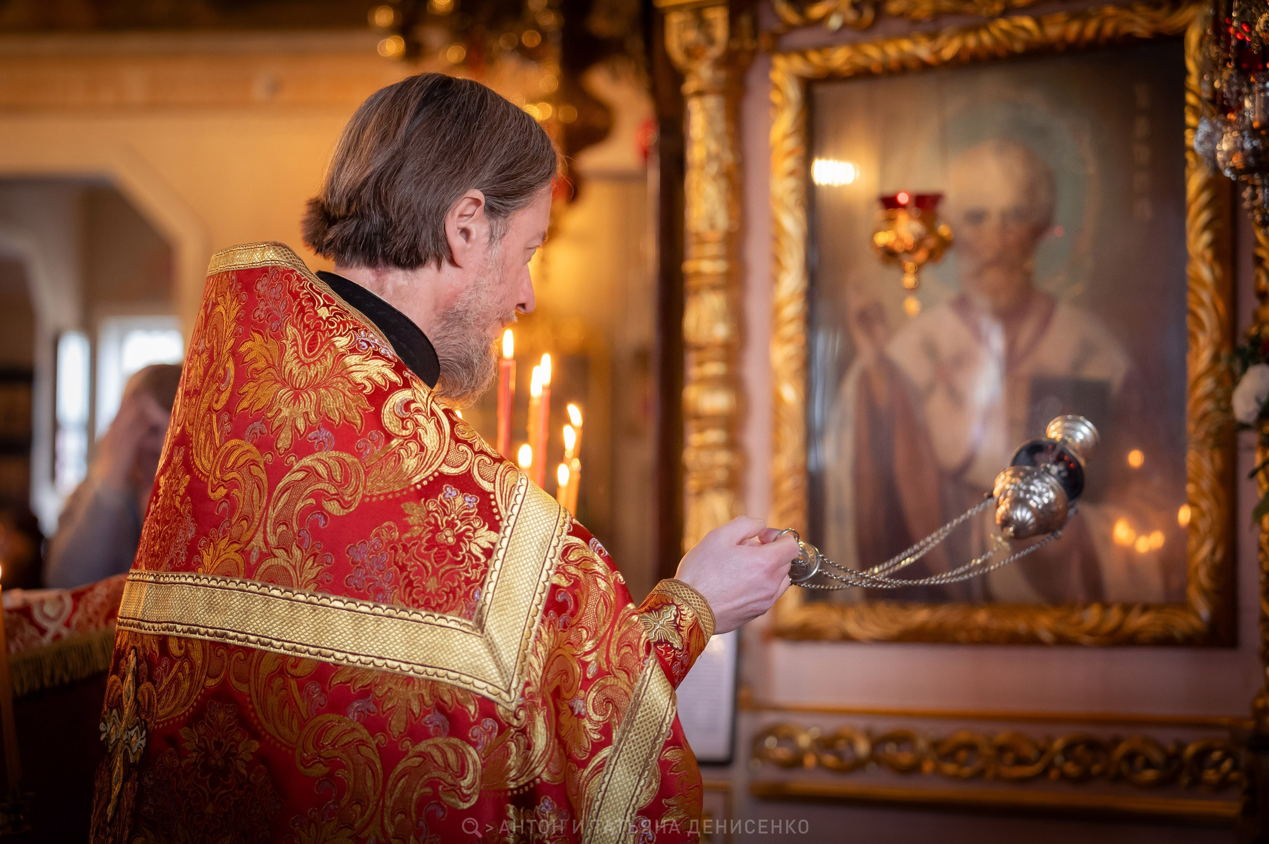 Храм Преображения Господня в Богородском. Антипасха. Антон и Татьяна Денисенко — В храме