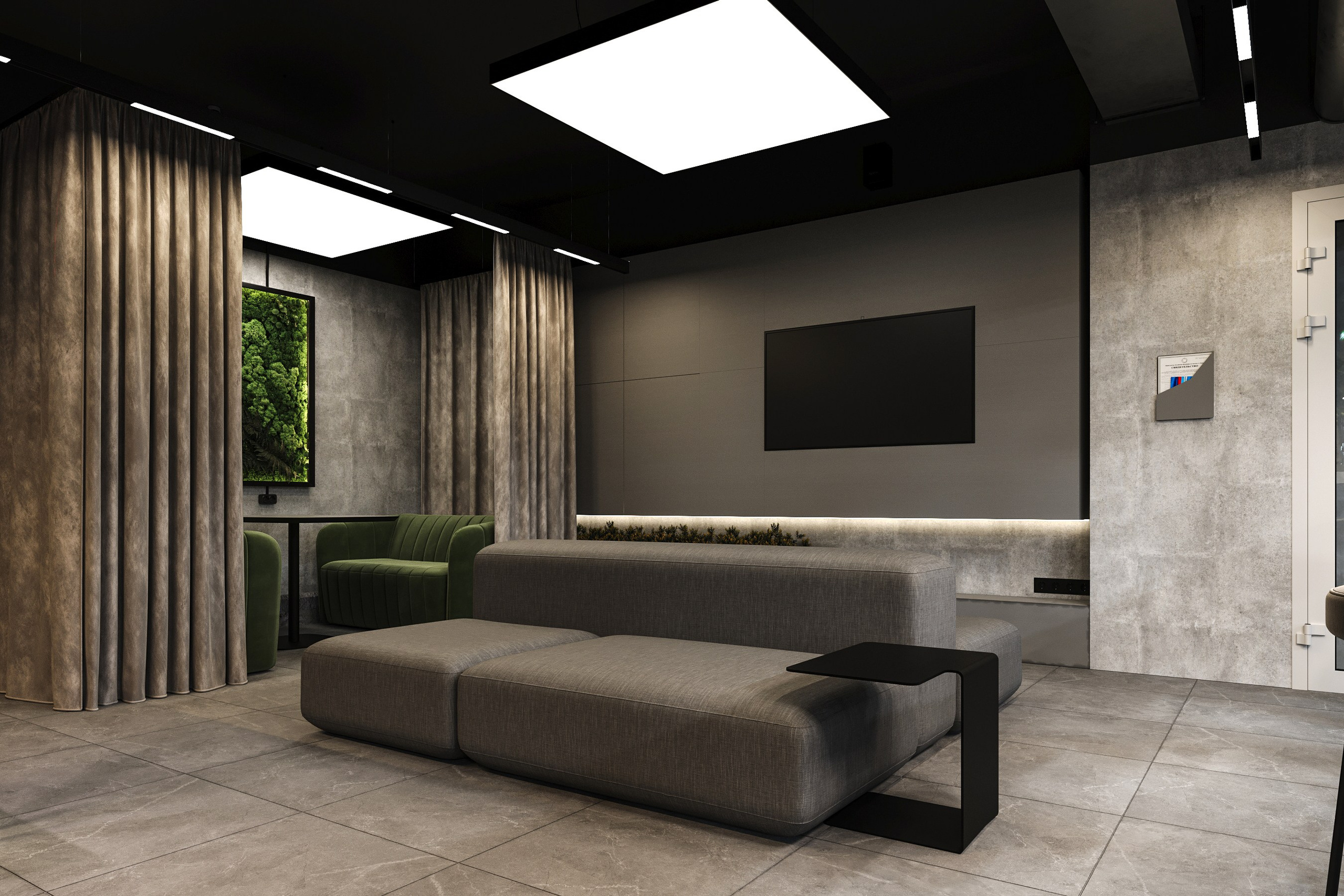 Клиентская зона Triton Detail, г. Санкт-Петербург. Дизайн интерьера и экстерьера в Санкт-Петербурге Яна Емельянова