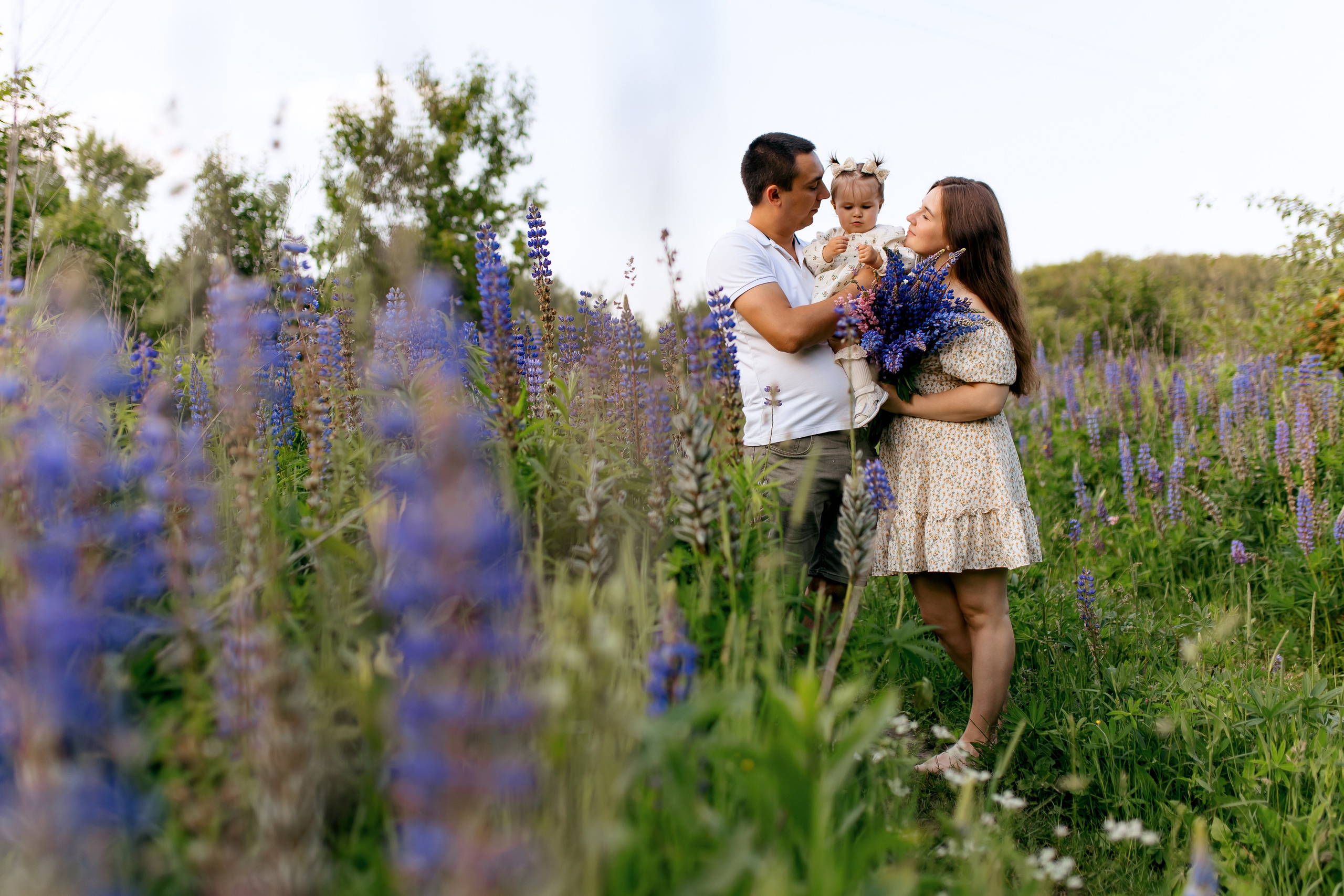 В люпинах. Свадебный и семейный фотограф в Туле и области Маша Костина