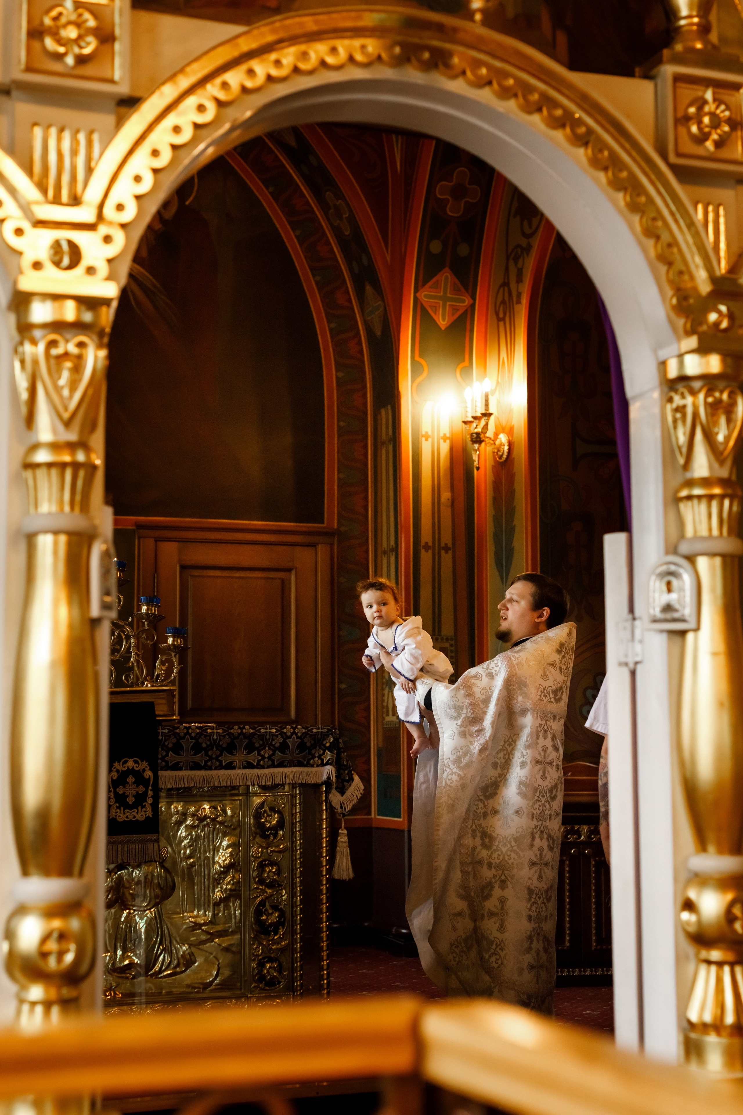 Крещение Николая. Семейный и детский фотограф в Краснодаре Элона Литвинова