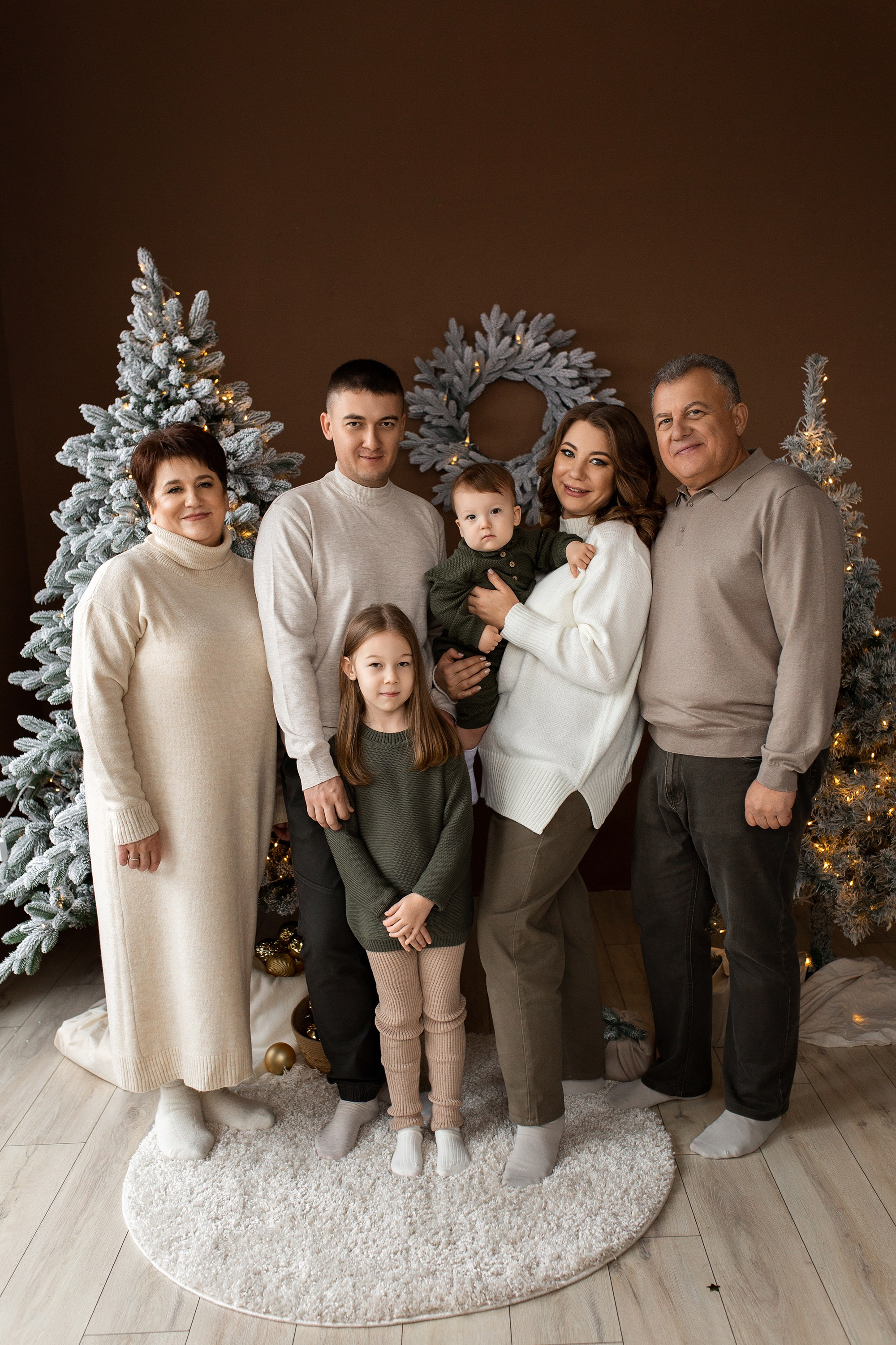 Большая семья. Новый год. Семейный фотограф в Каневской Епифанова Ольга