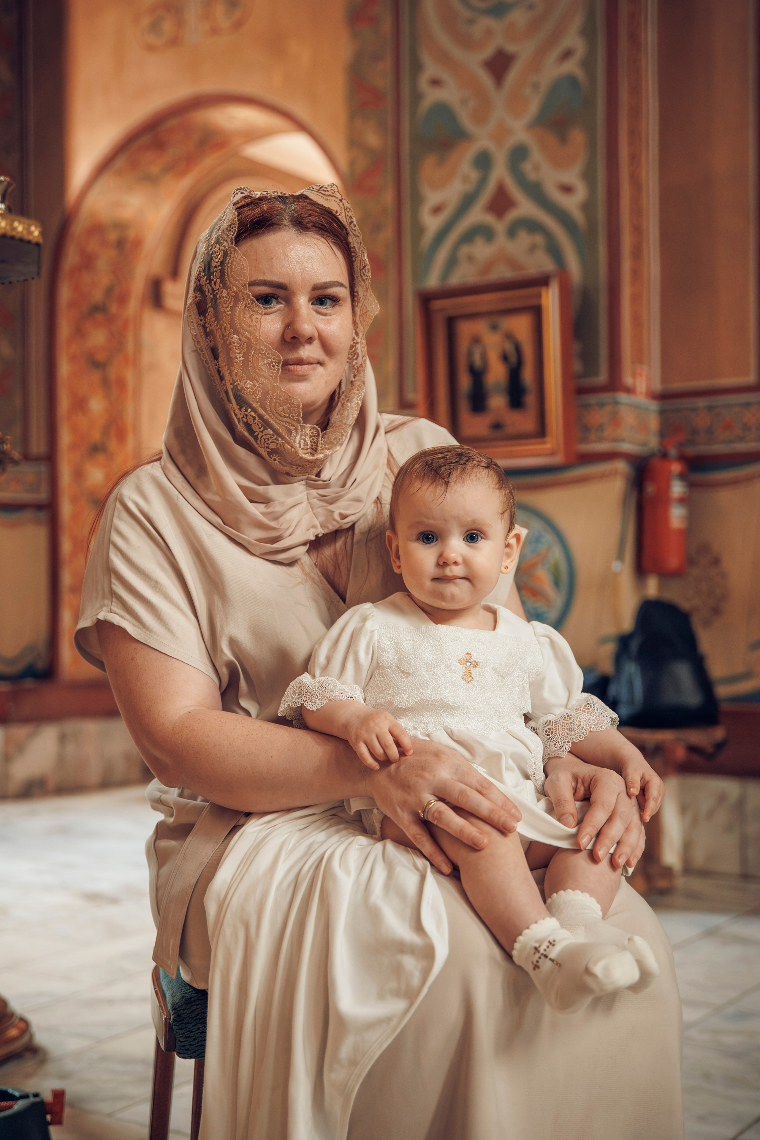 Крещение Василисы. Фотограф на Крещение и Венчание Железногорск, Красноярск Алексей Мещеряков