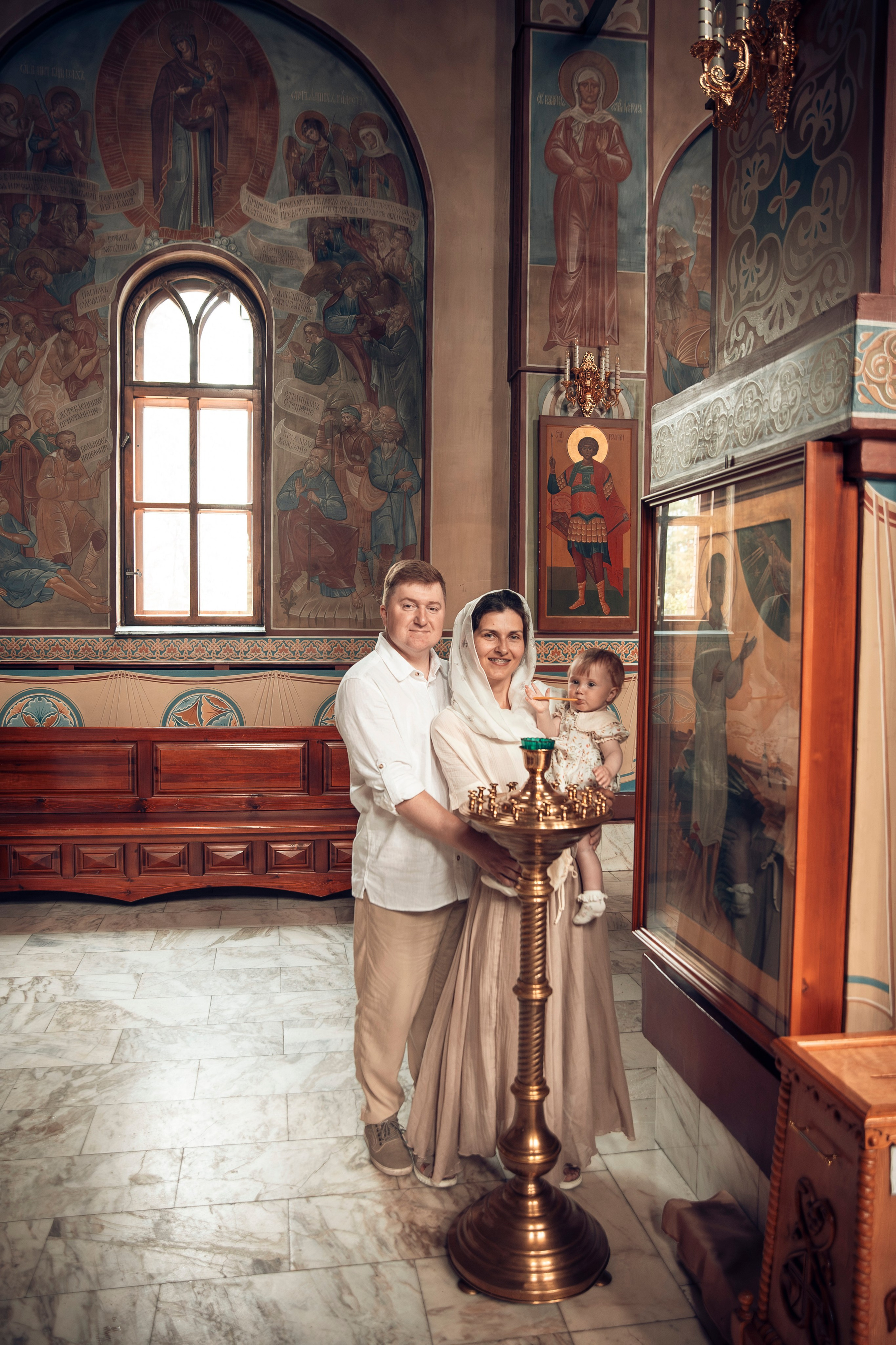 Крещение Дианы, Ники и Александры. Фотограф на Крещение и Венчание Железногорск, Красноярск Алексей Мещеряков