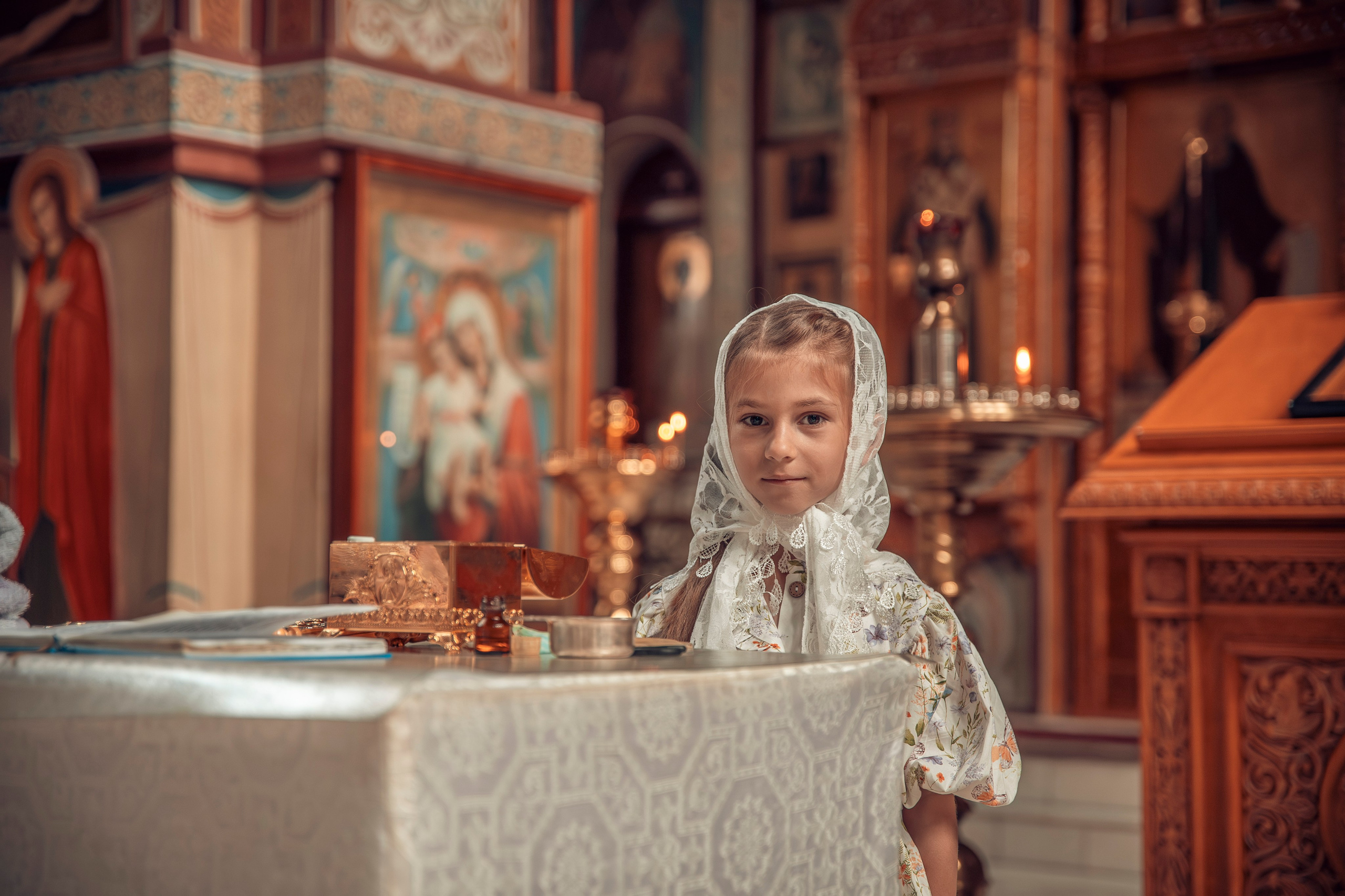 Крещение Дианы, Ники и Александры. Фотограф на Крещение и Венчание Железногорск, Красноярск Алексей Мещеряков