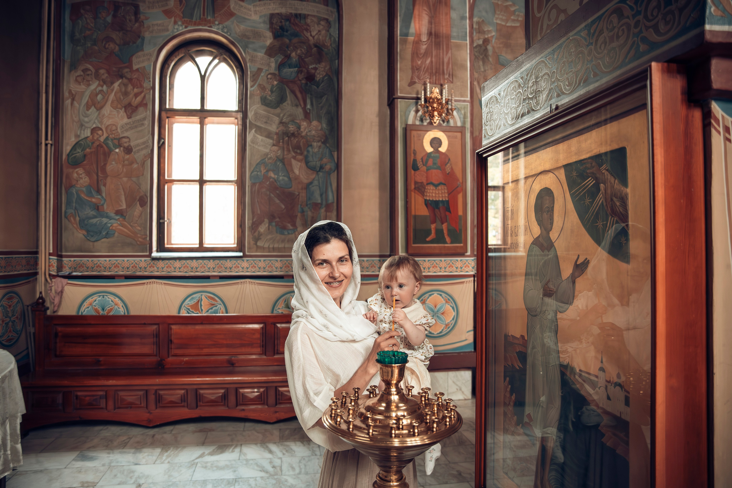 Крещение Дианы, Ники и Александры. Фотограф на Крещение и Венчание Железногорск, Красноярск Алексей Мещеряков