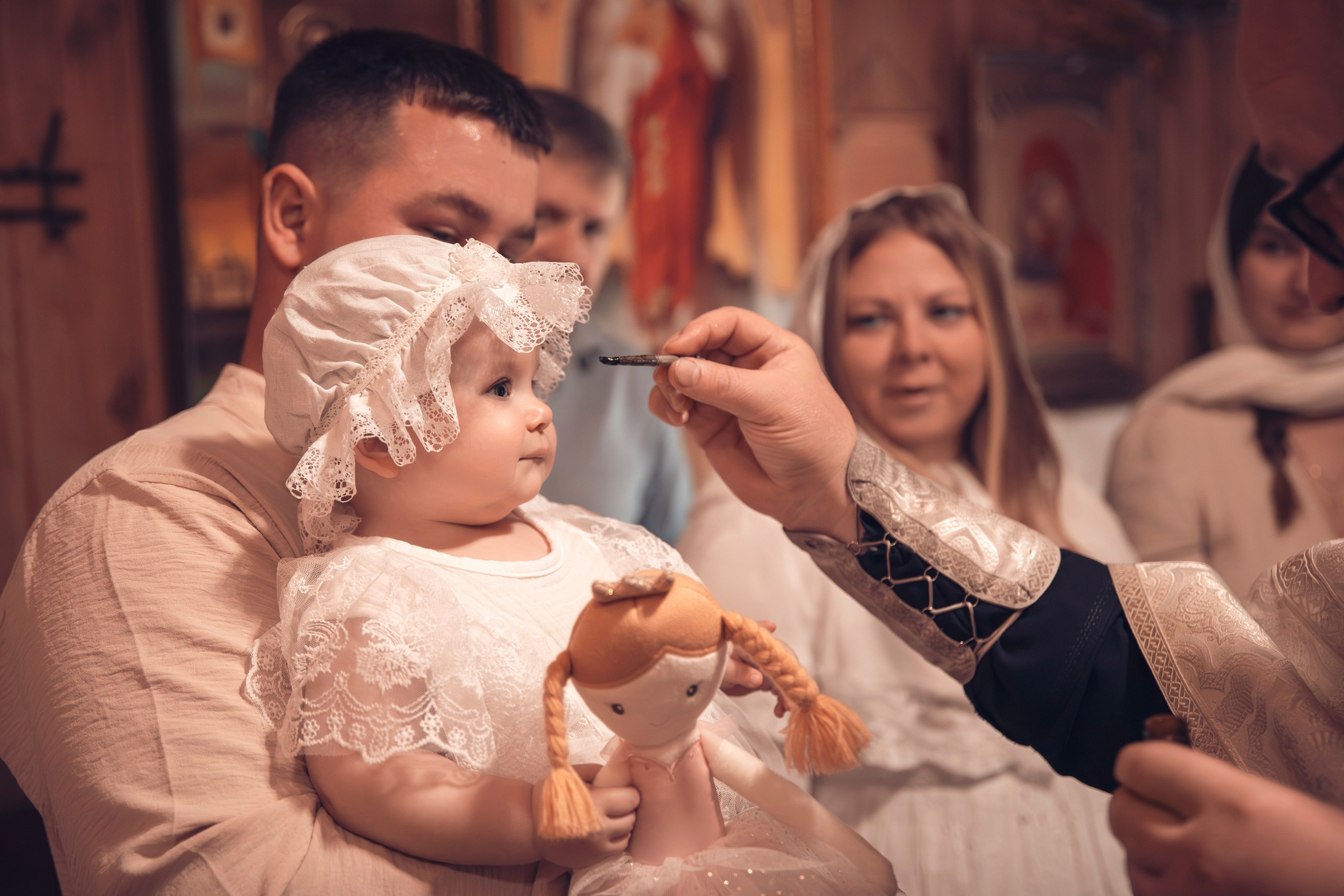 Крещение Александры. Фотограф на Крещение и Венчание Железногорск, Красноярск Алексей Мещеряков