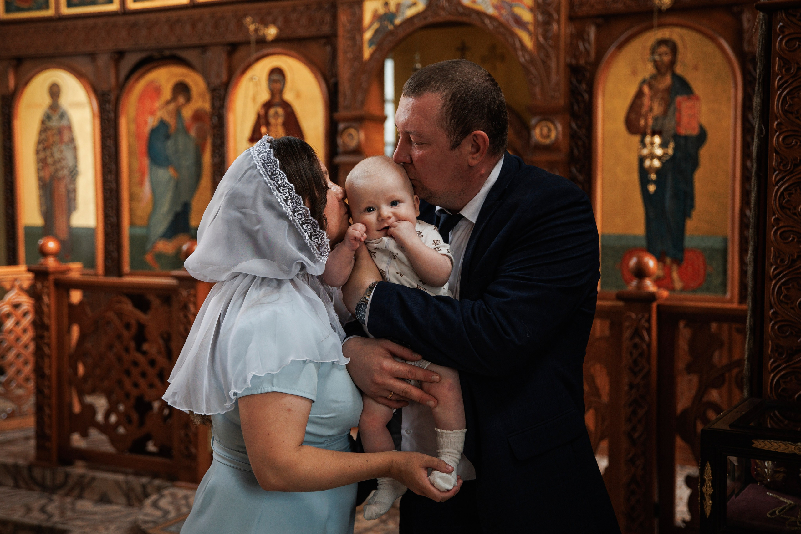 Крещение Кирилла. Фотограф на Крещение и Венчание Железногорск, Красноярск Алексей Мещеряков