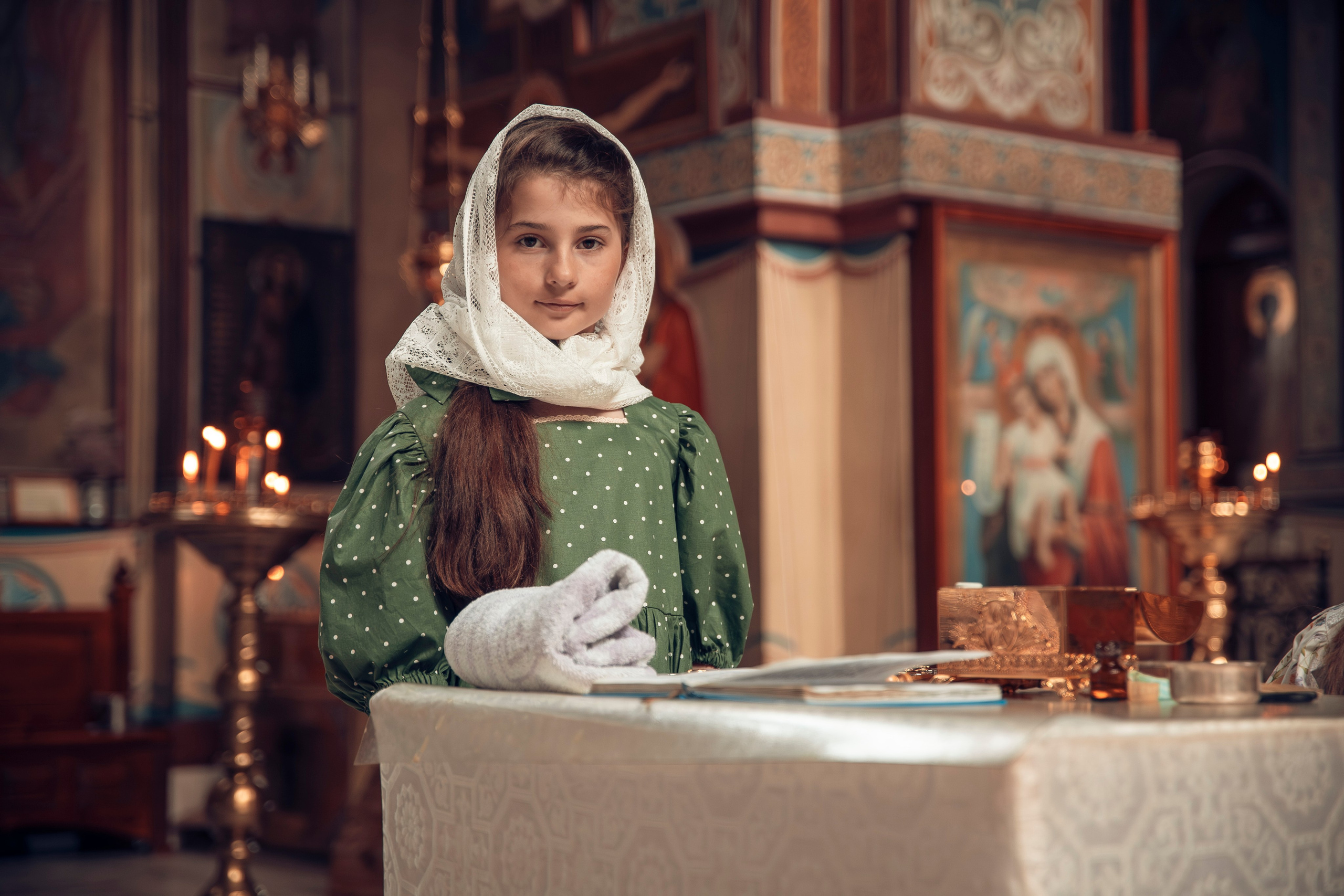 Крещение Дианы, Ники и Александры. Фотограф на Крещение и Венчание Железногорск, Красноярск Алексей Мещеряков