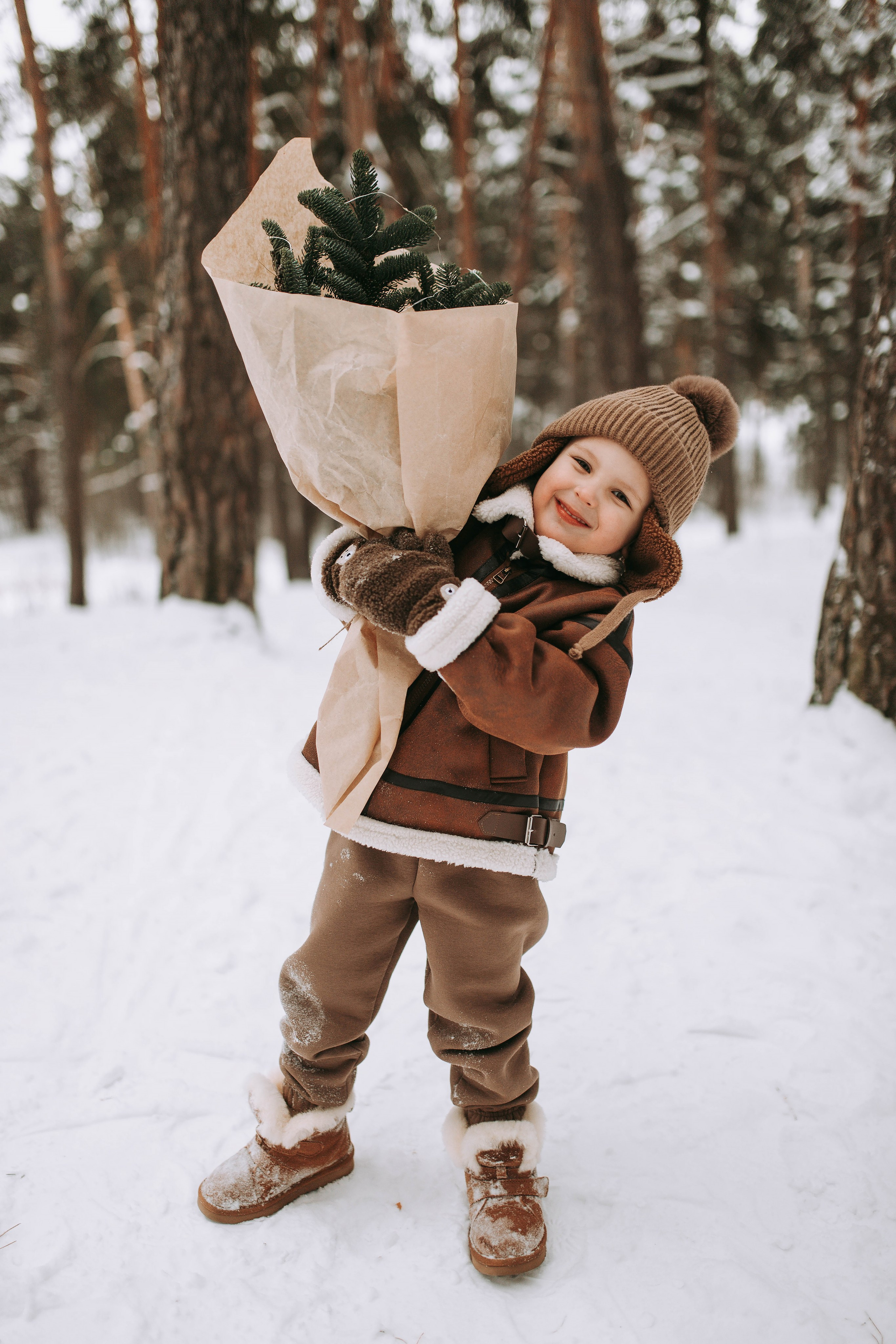 Зимняя прогулка по лесу. Свадебный и семейный фотограф в Нижнем Новгороде